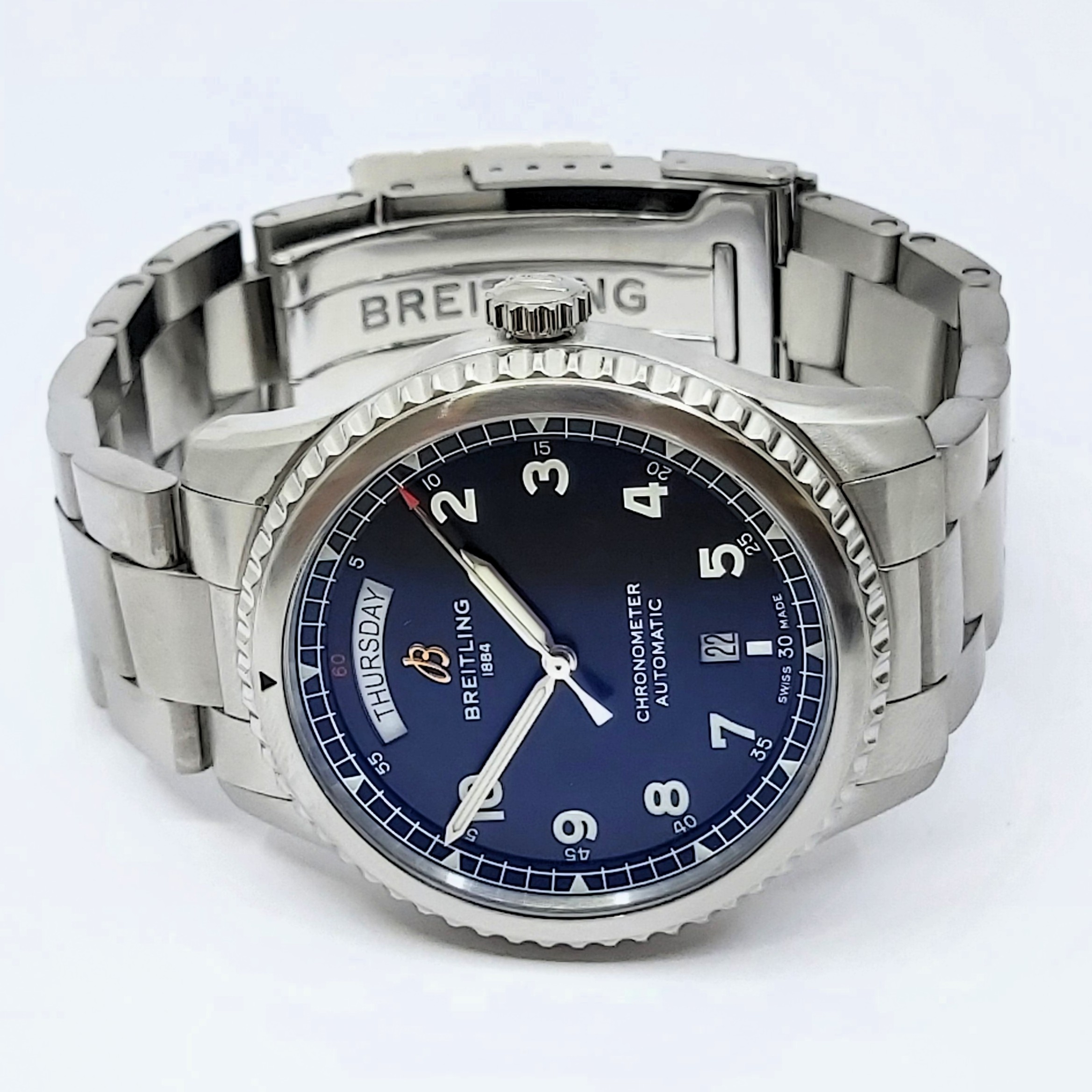 Breitling Aviator Navitimer 8 Edelstahl Ref. A45330