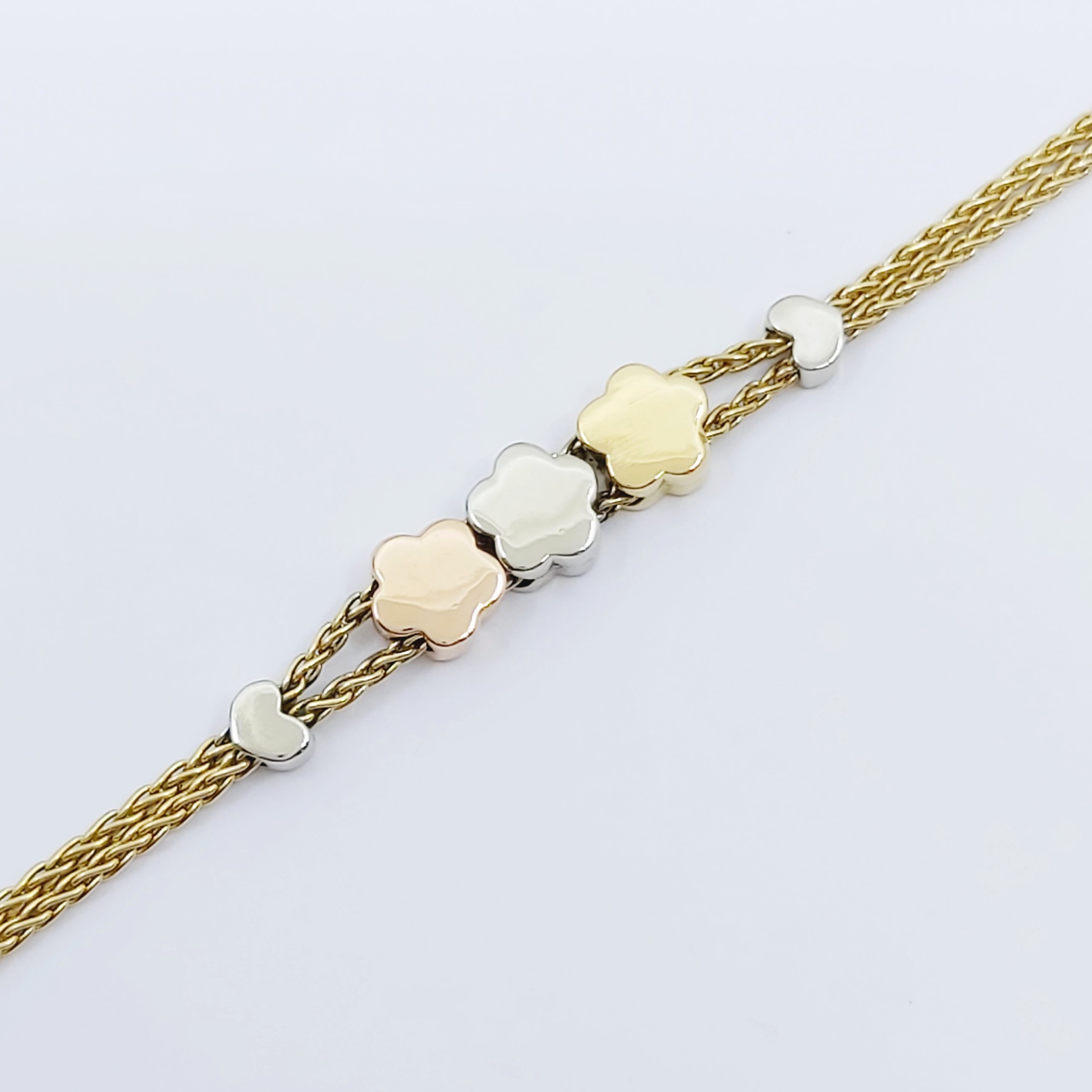 Armband 750/-, Länge: 18 cm, 8,76g