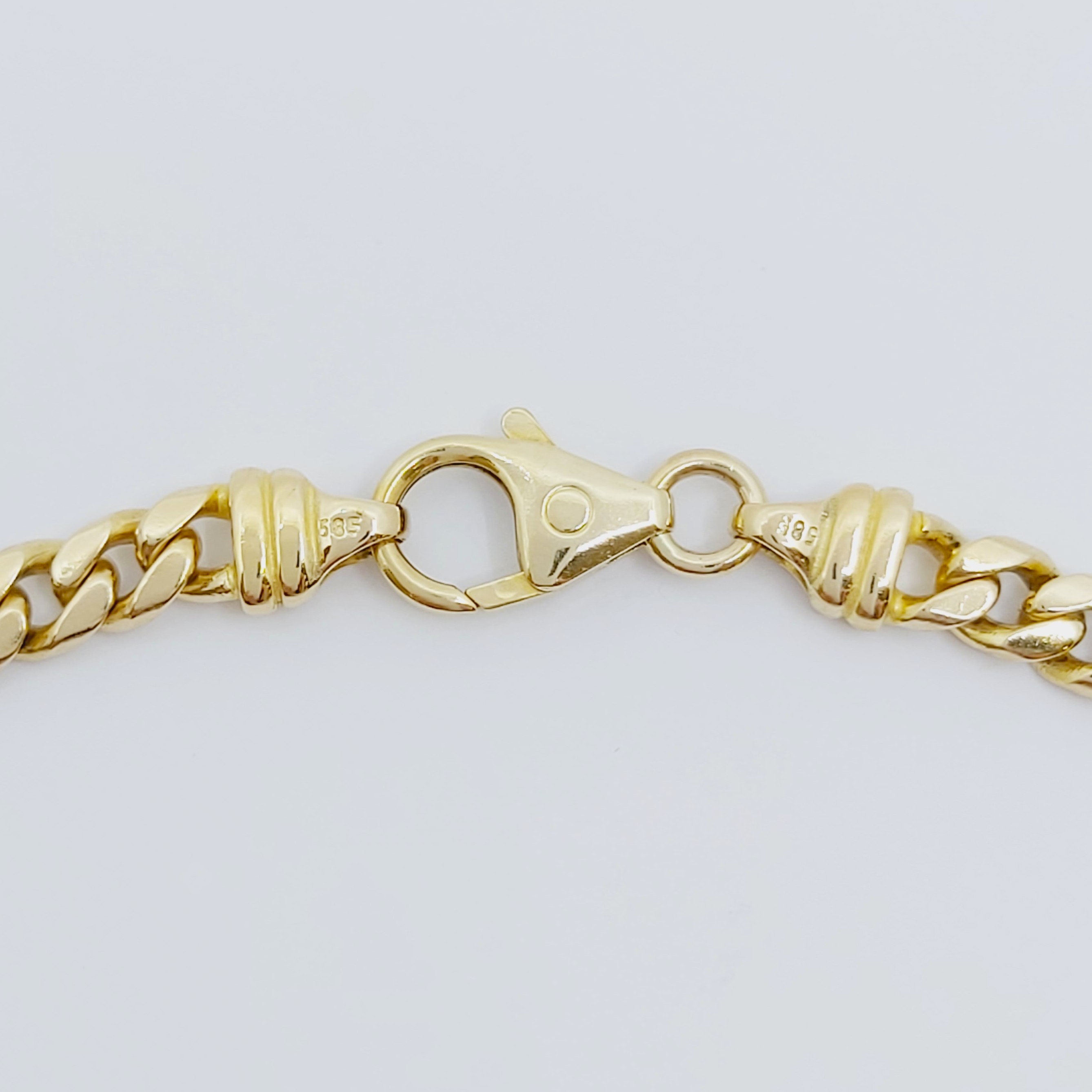Armband 585/- mit Brillanten, Länge: 20,5 cm, 17,59g