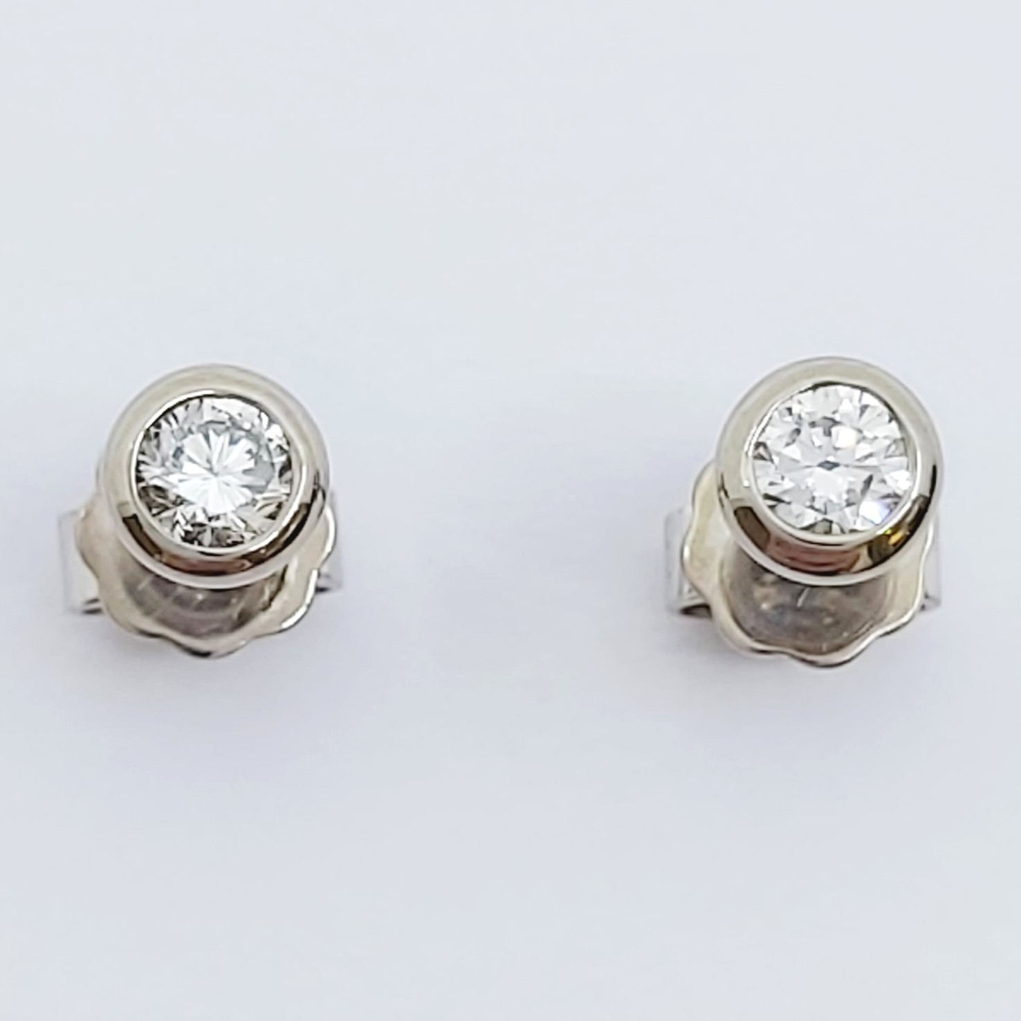 Ohrstecker 750/- mit Brillanten, 2,05g