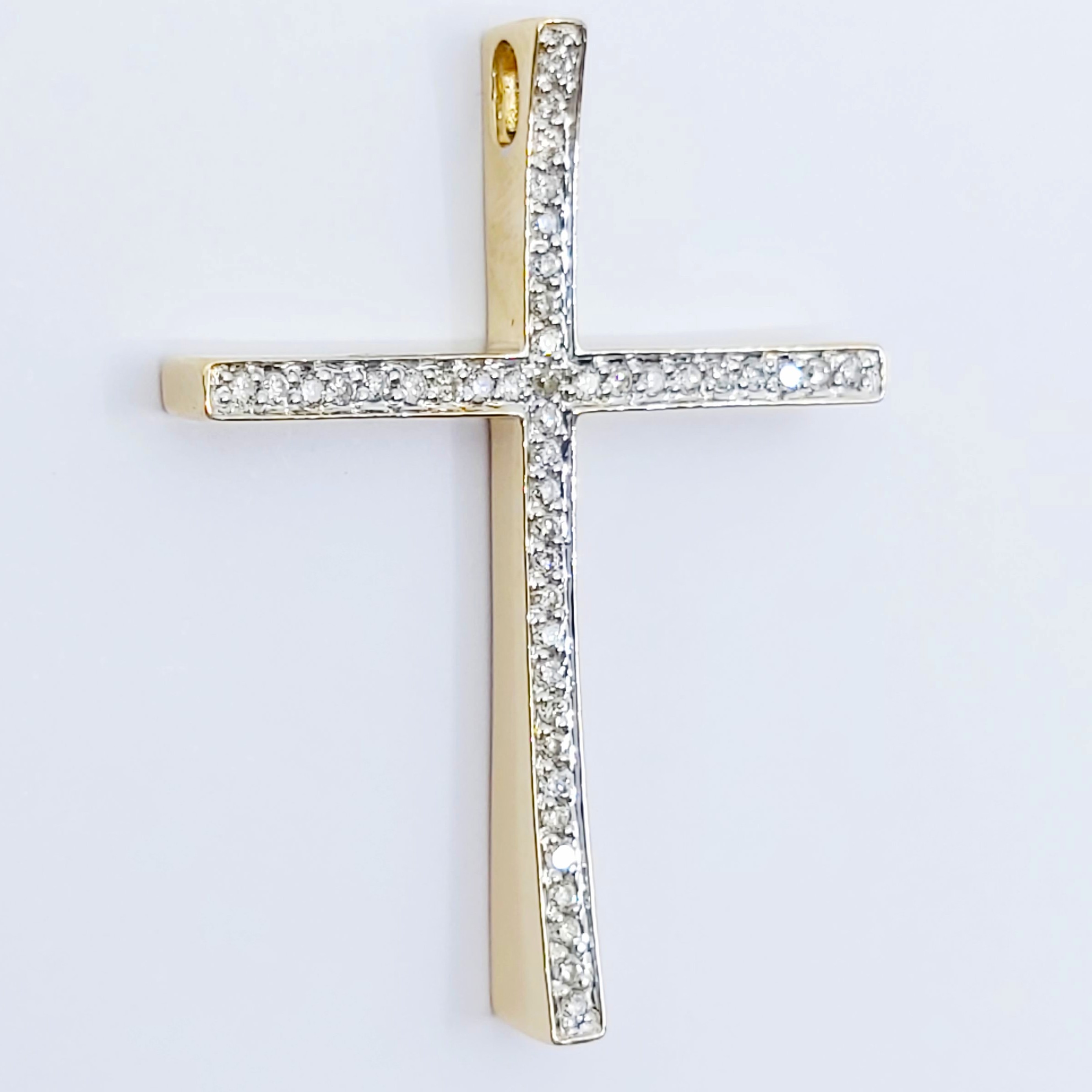 Anhänger 585/- mit Brillanten, 3,39g