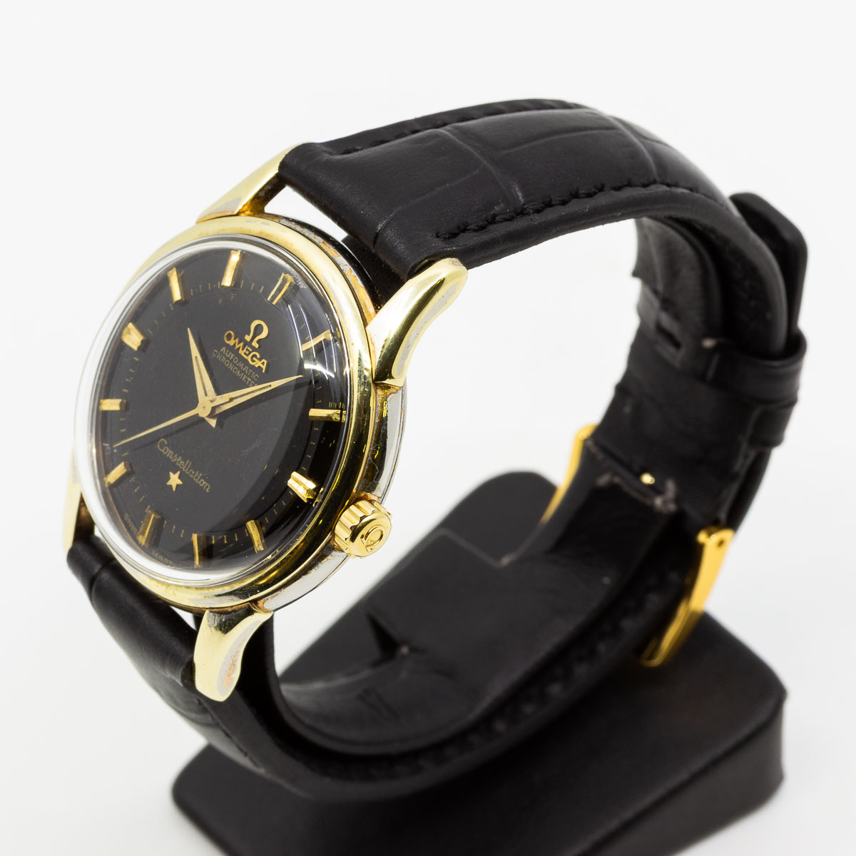 Armbanduhr Omega Constellation Cal.551, Lederband