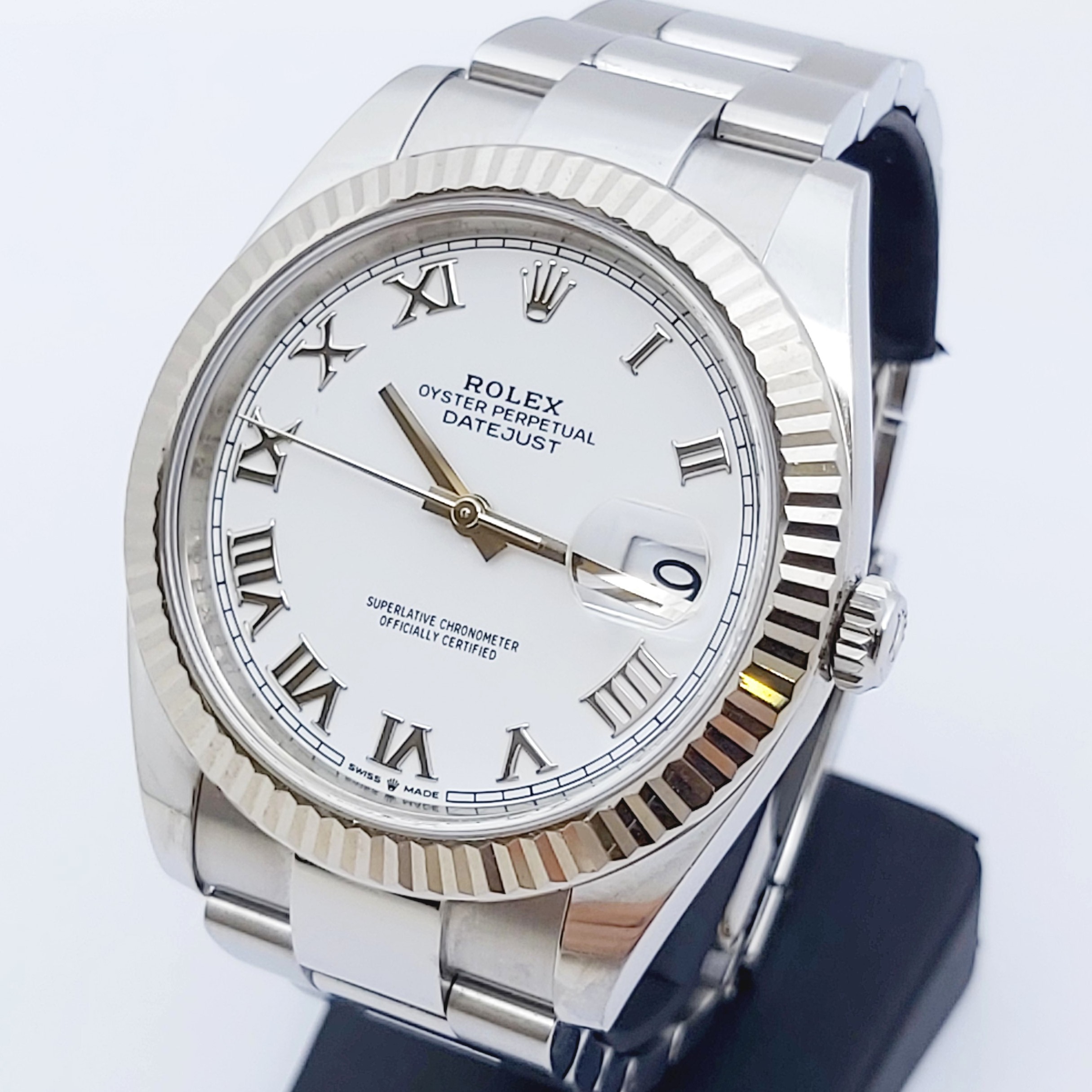 Rolex Datejust 41 Ref.126334 mit Original-Box und Papiere Stahl/Gold