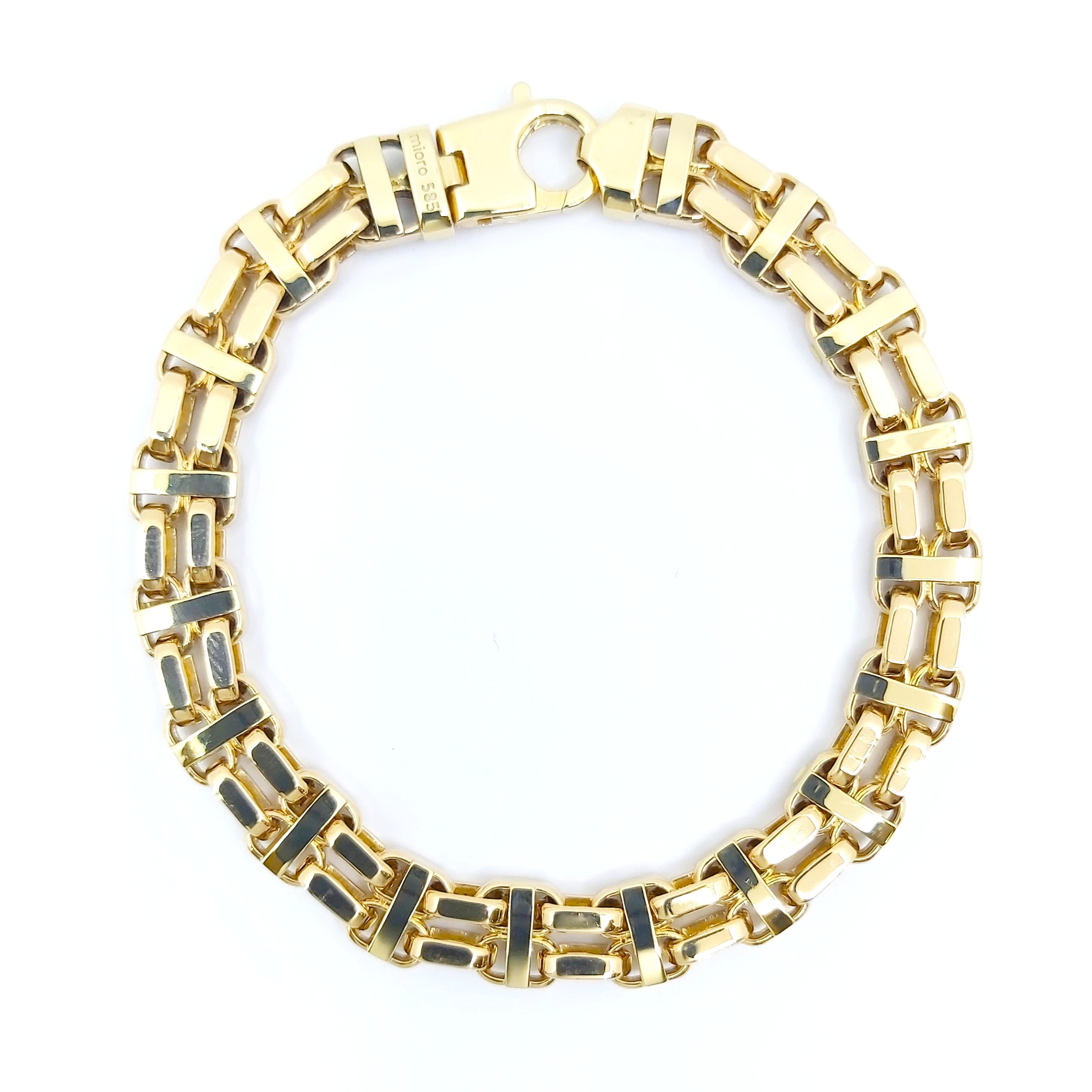 Armband 585/- Länge: 21 cm, 14,270 g