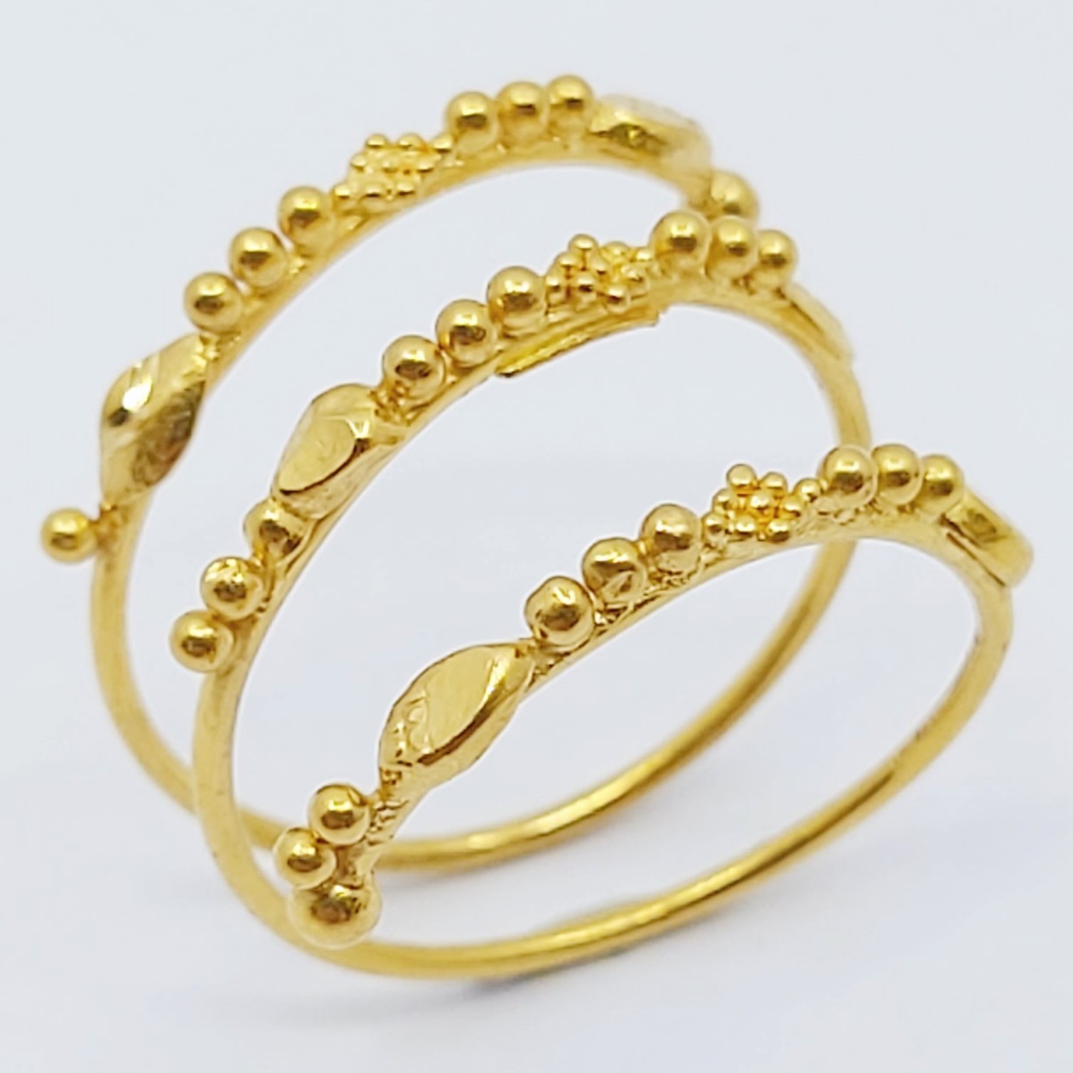 Ring 916/-, Größe: 51, 2,27g