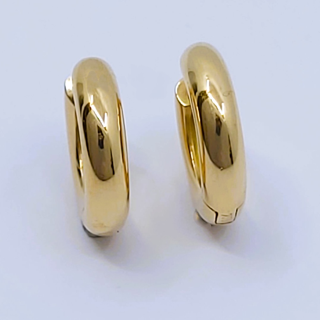 Paar Creolen 750/-  6,72g