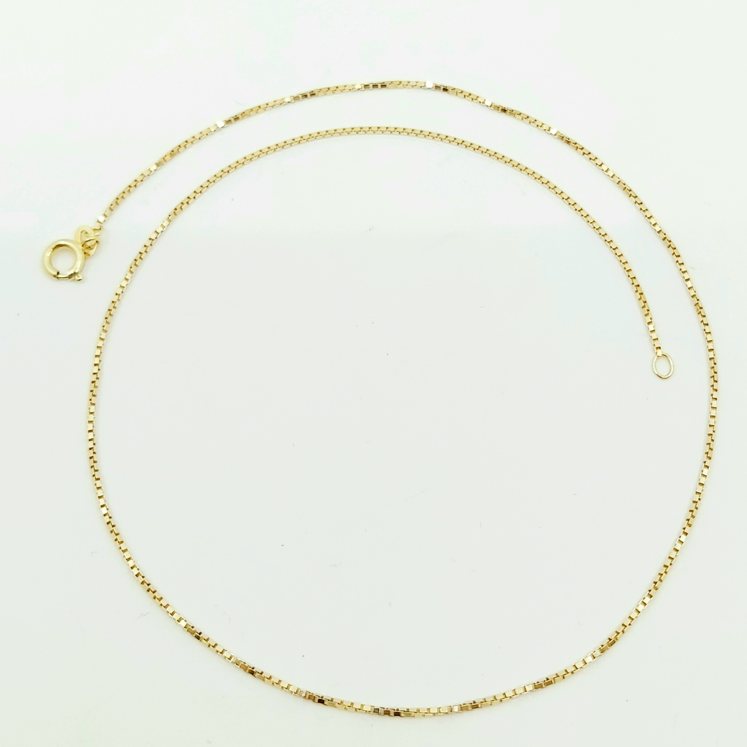 1 Halskette 585/- Länge: 38 cm, 2,45 g