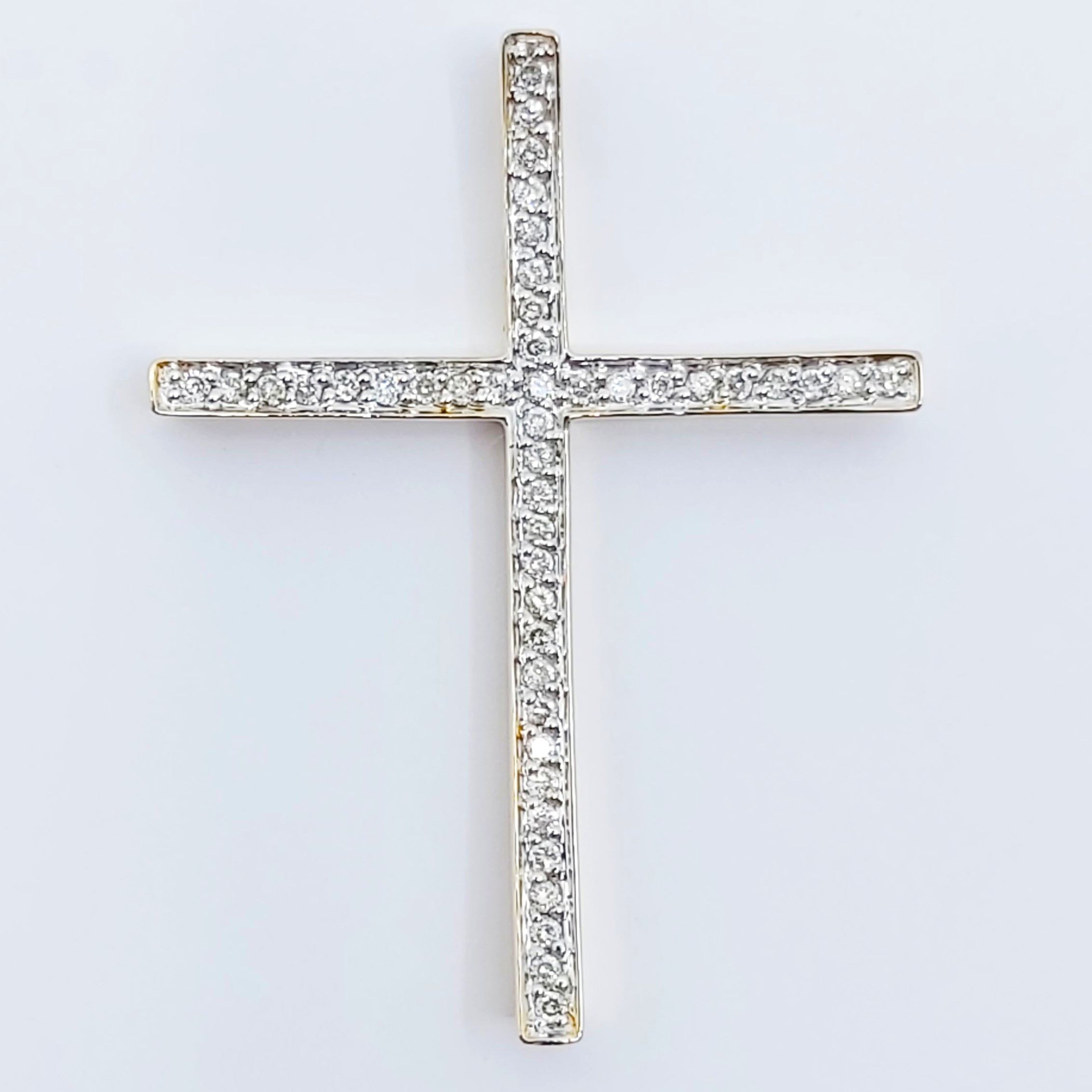 Anhänger 585/- mit Brillanten, 3,39g