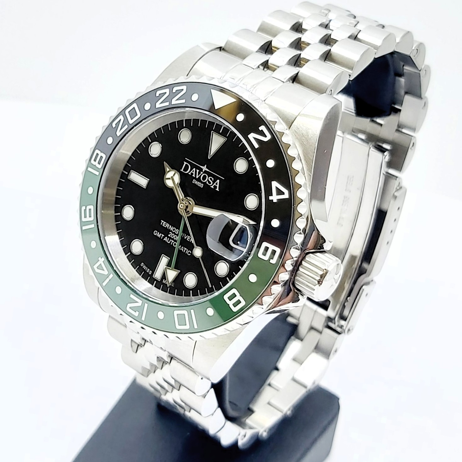 Armbanduhr Davosa Ternos, Ref 1801.3-330, neuwertig, Fullset