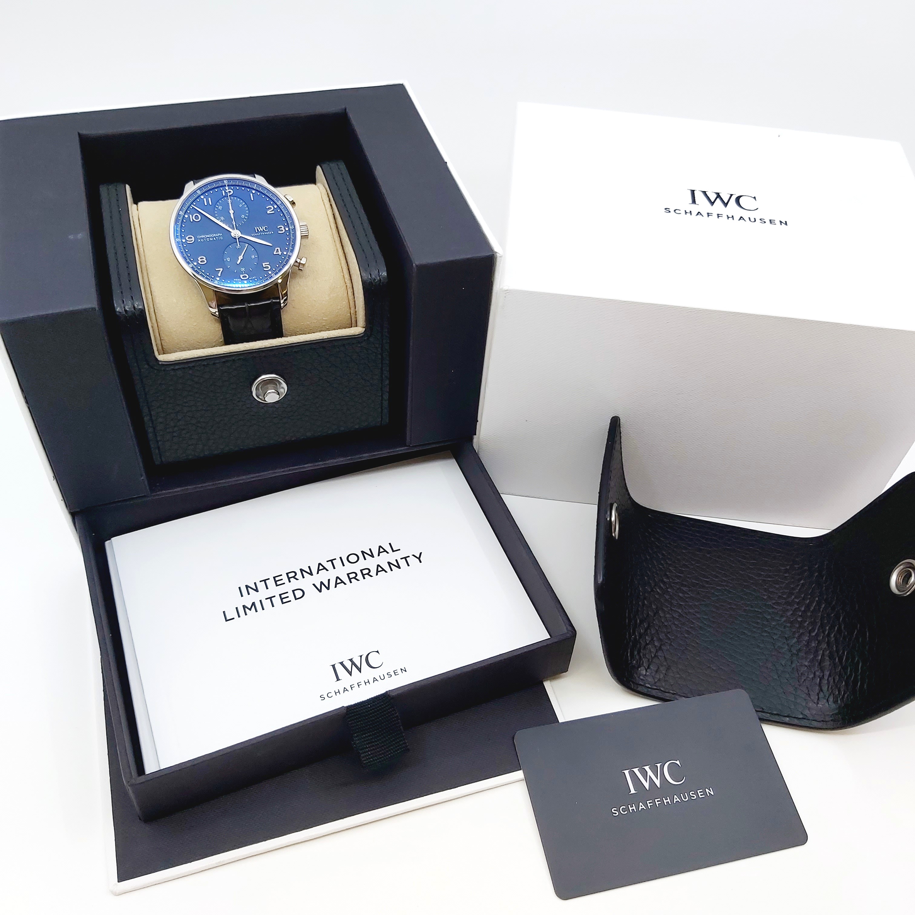 Armbanduhr Stahl IWC "Portugieser" IW371606, Fullset