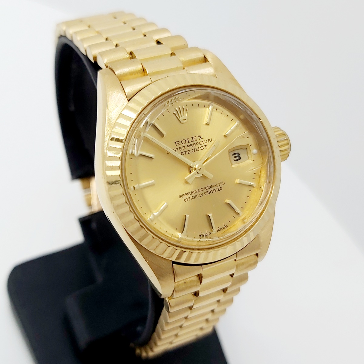 Damenuhr 750/- Rolex Datejust, Ref. 69178