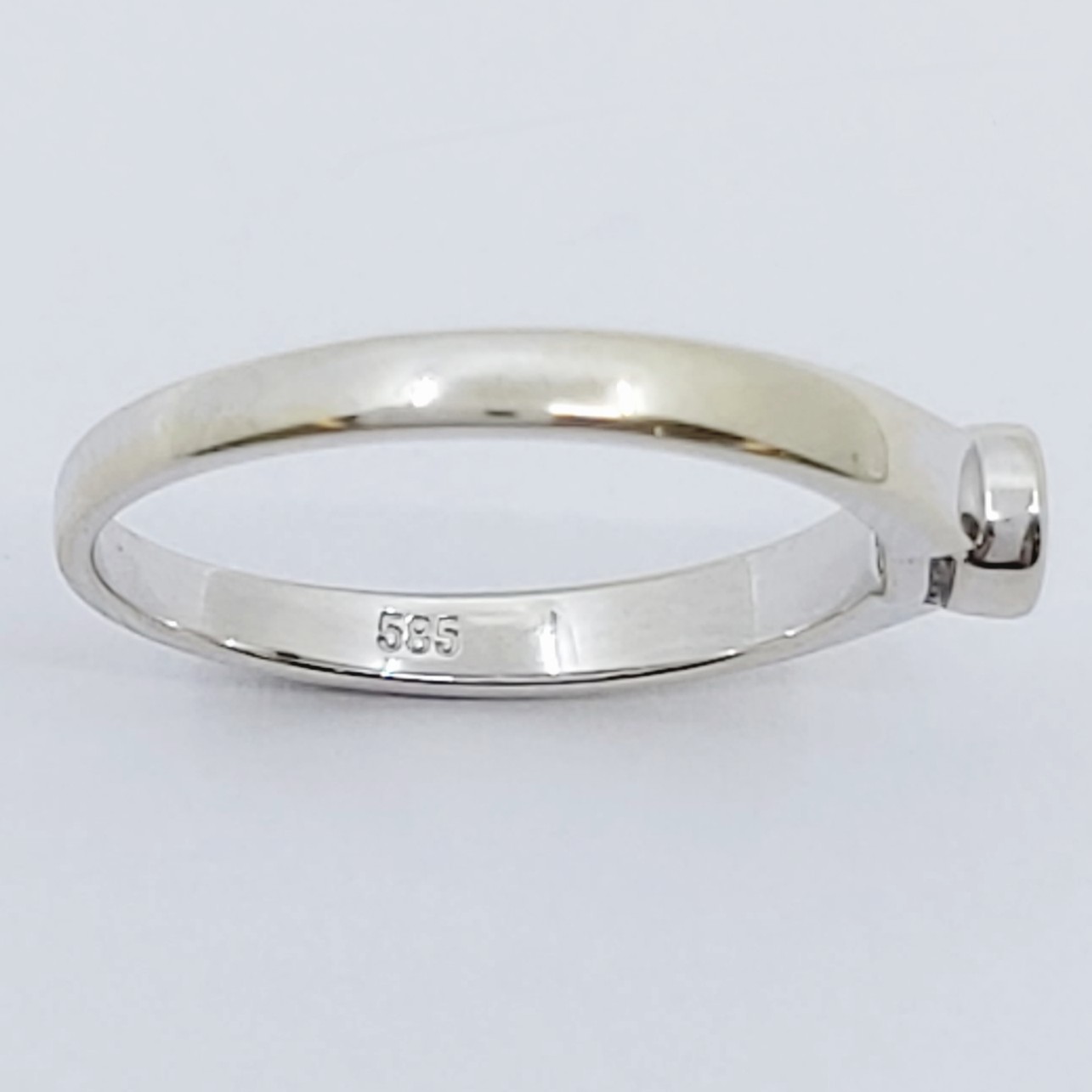 Ring 585/- mit einem Brillant, Größe: 50, 1,790g