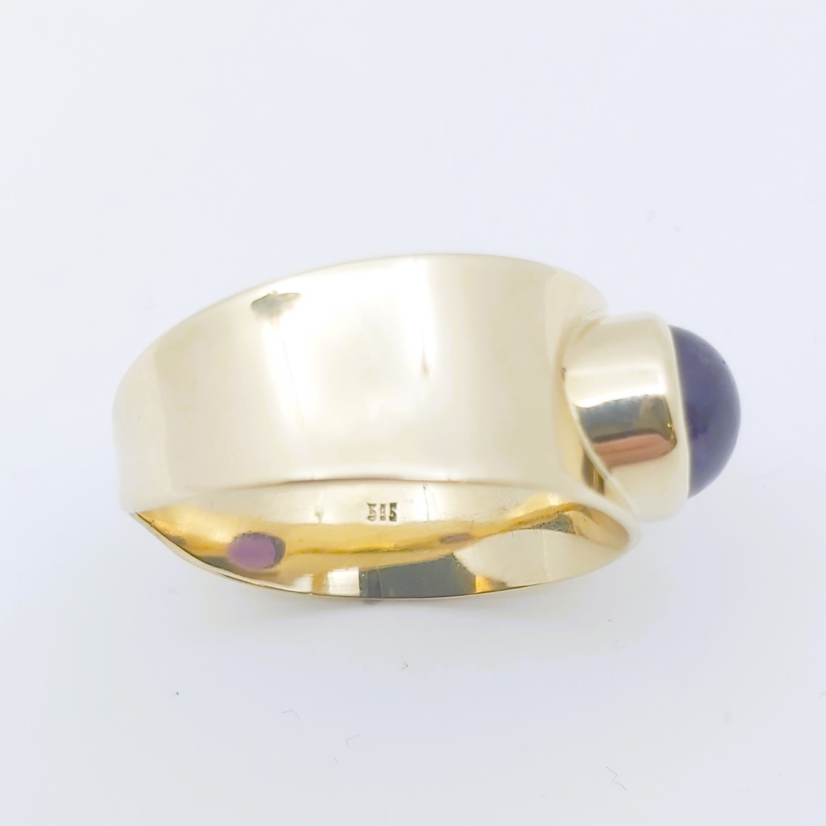 Ring 585/-, Größe: 62 mit Amethyst, 5,590 g
