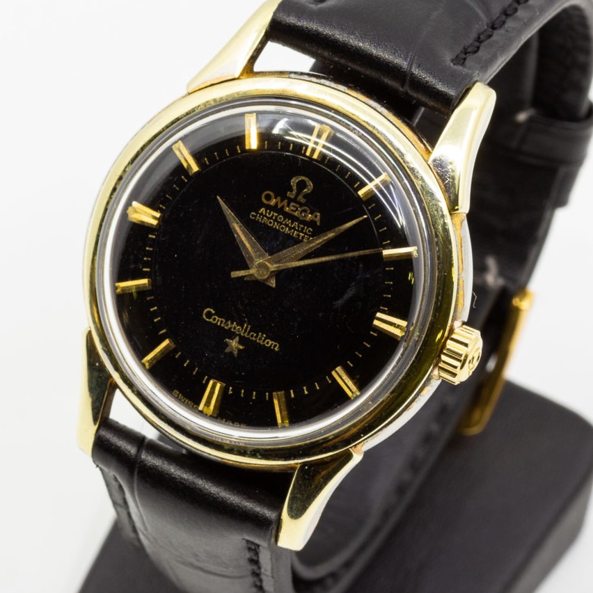 Armbanduhr Omega Constellation Cal.551, Lederband