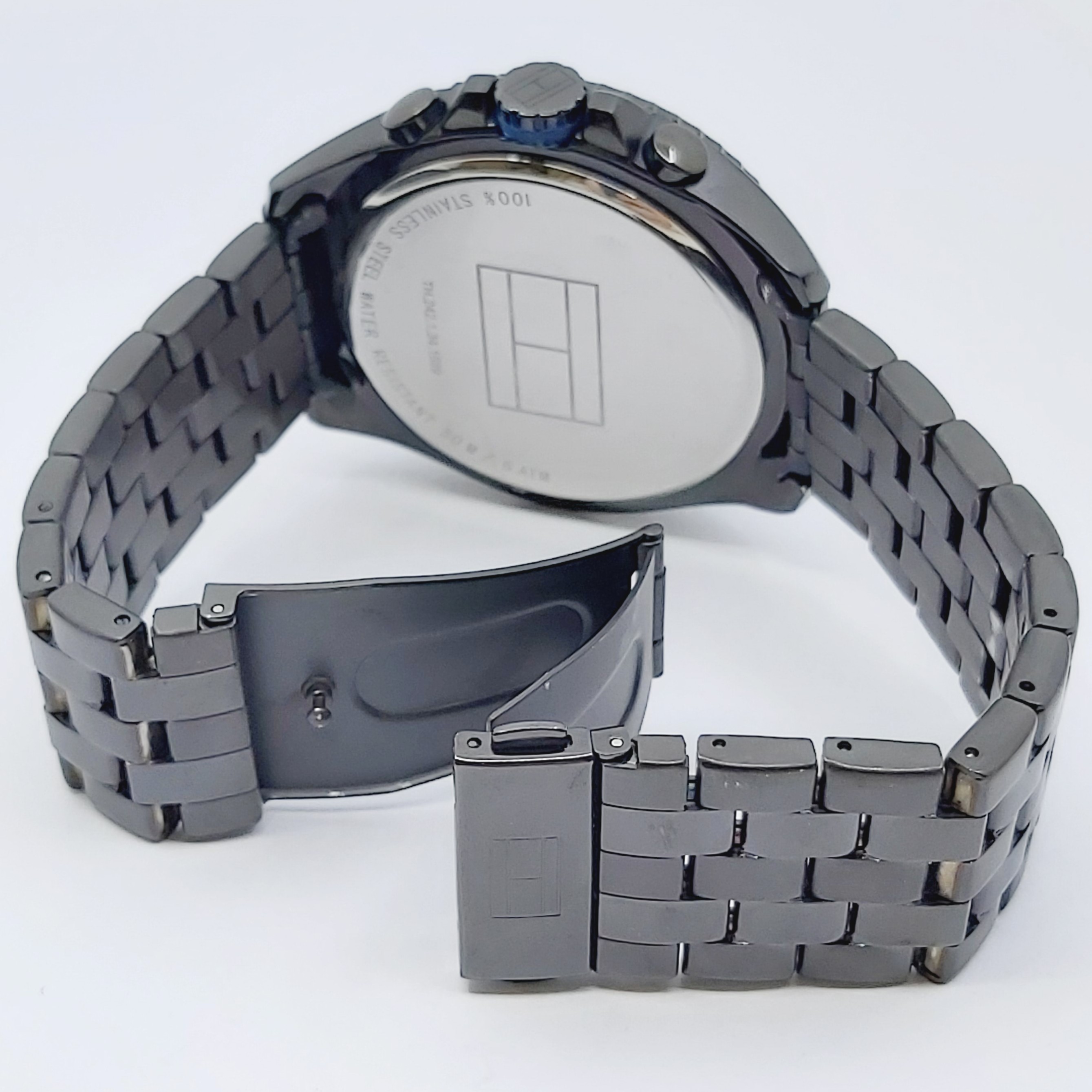 Armbanduhr Tommy Hilfinger Grant Black Sports