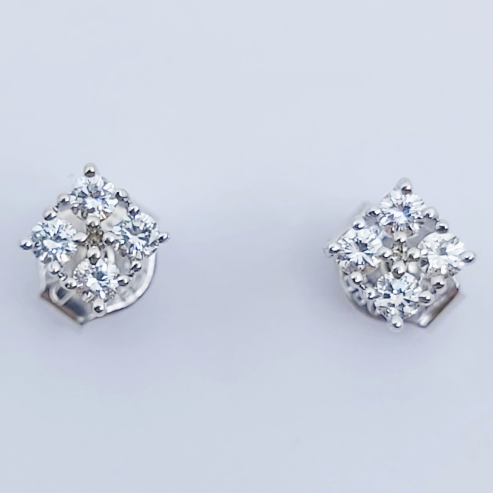 Ohrstecker 585/- mit Brillanten, 1,56g