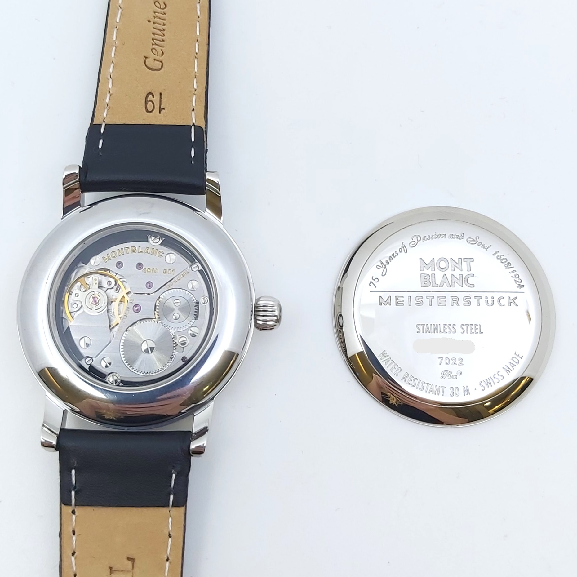 Mont Blanc Herrenarmbanduhr Ref.7022 Limited Edition 75 Jahre