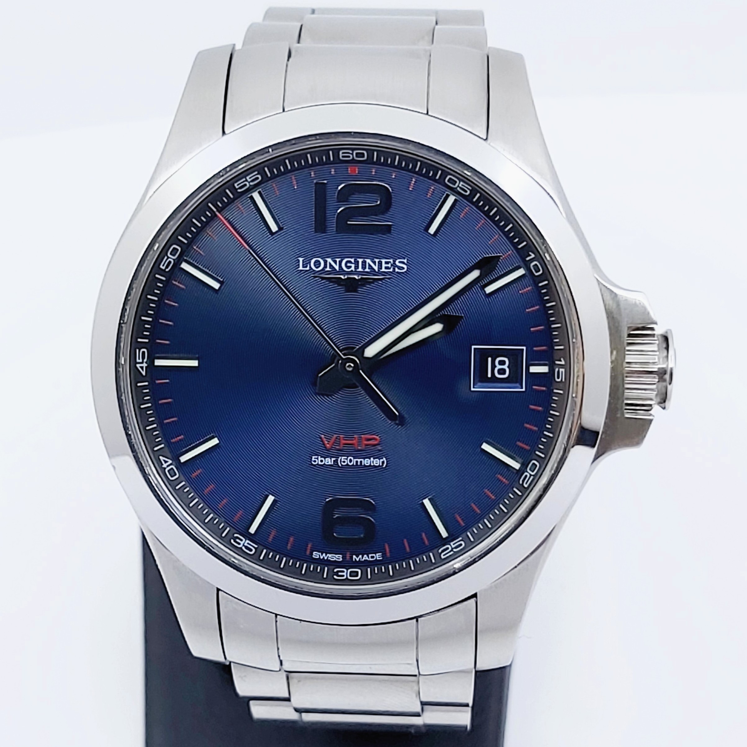 Armbanduhr Longines Conquest V.H.P., Ref.: L3.716.4.56.6 mit Zertifikat