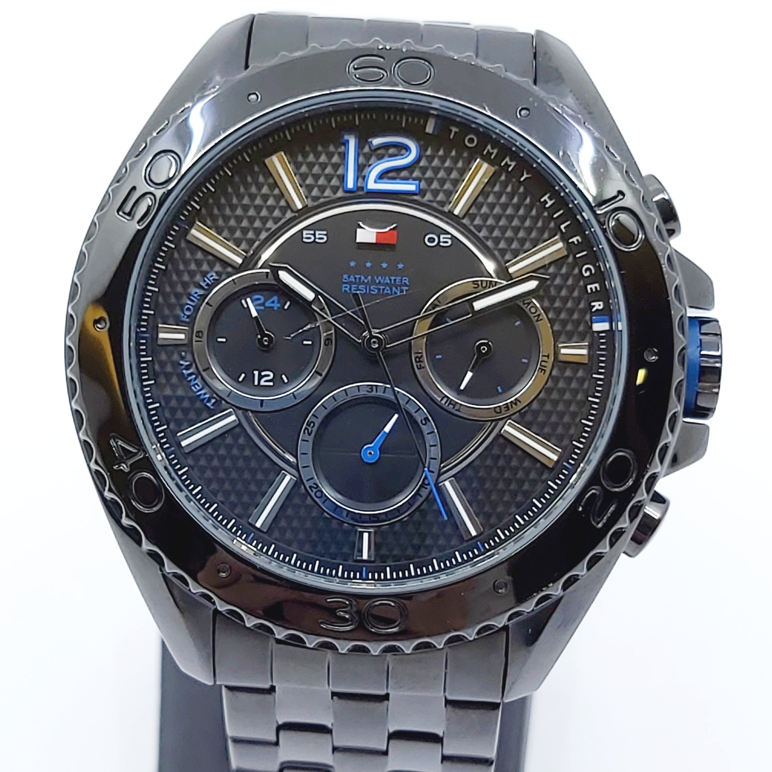 Armbanduhr Tommy Hilfinger Grant Black Sports