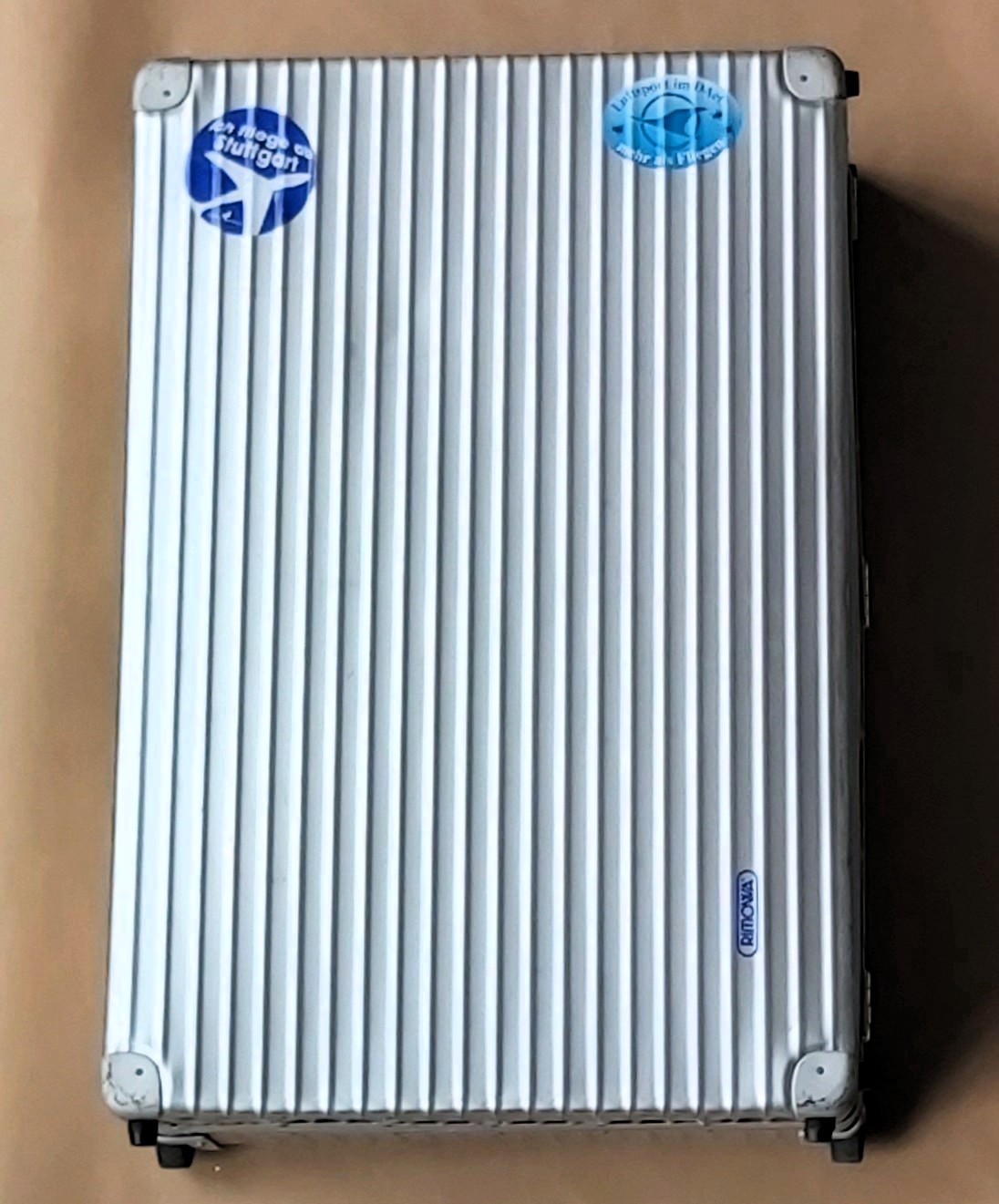 Koffer Rimowa Aluminium Gebrauchsspuren
