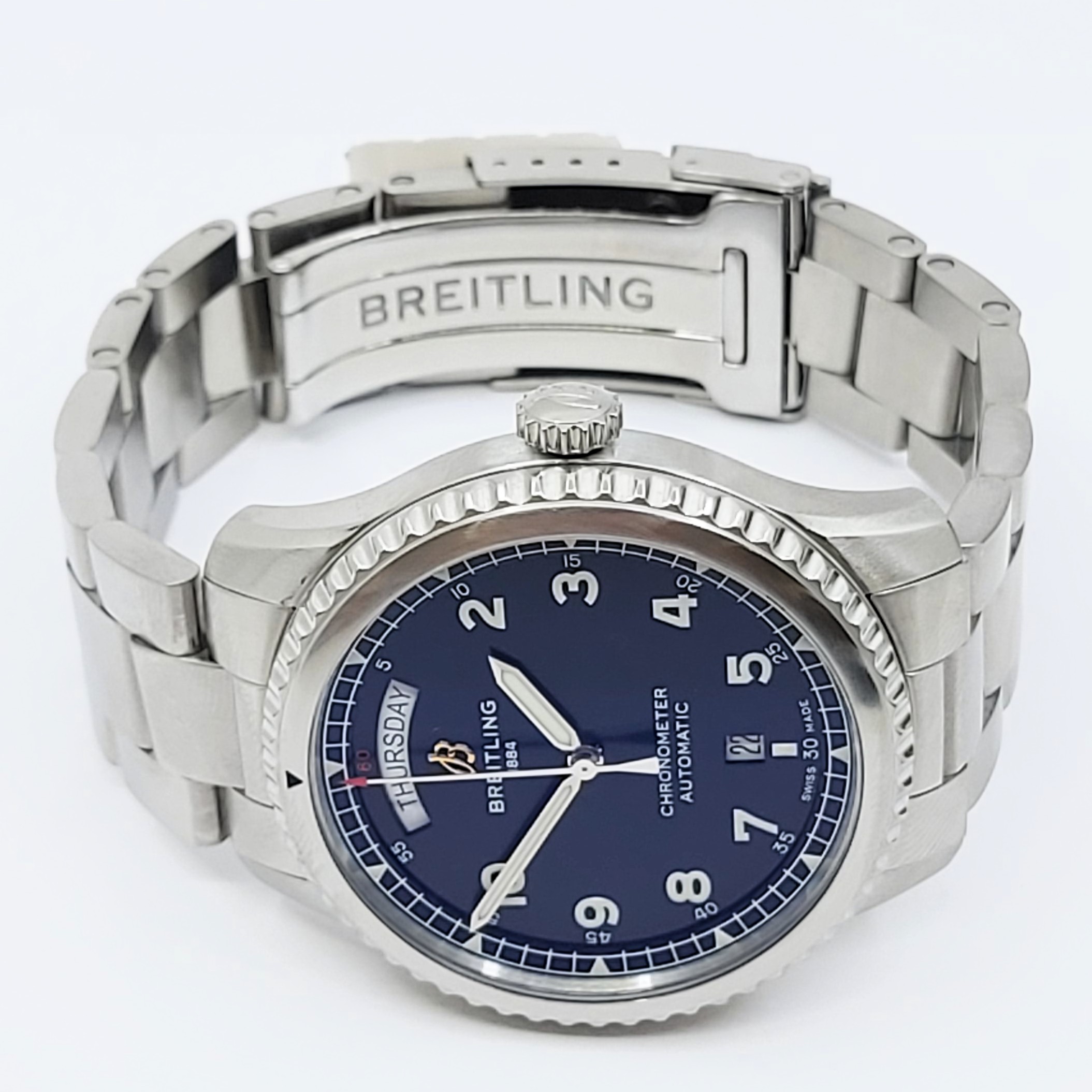 Breitling Aviator Navitimer 8 Edelstahl Ref. A45330