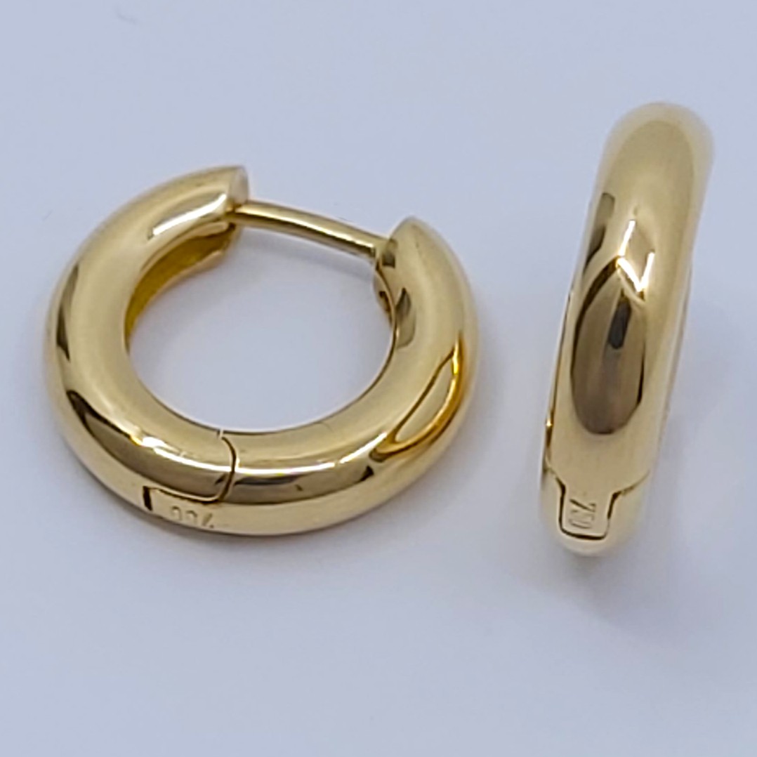 Paar Creolen 750/-  6,72g