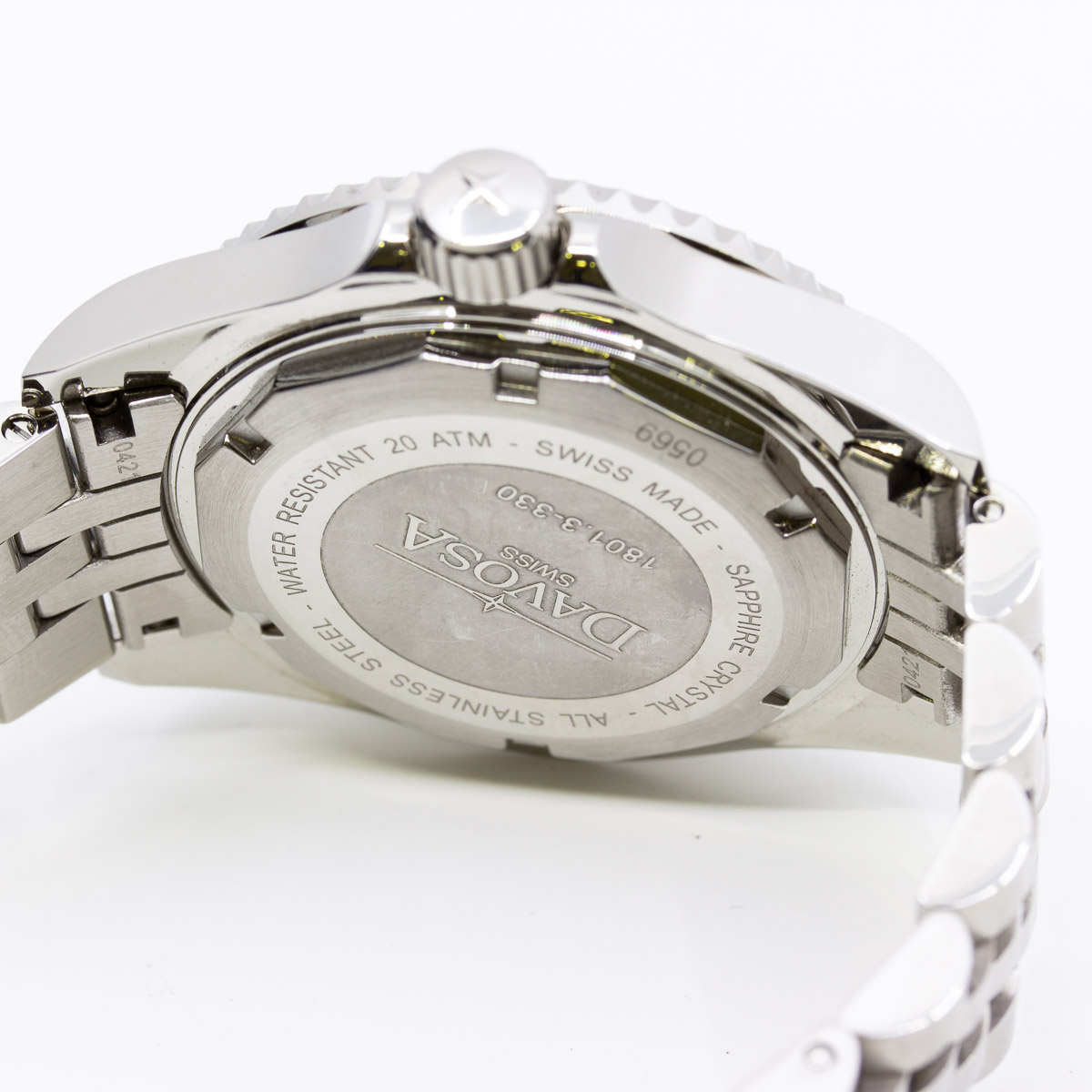 Armbanduhr Davosa Ternos, Ref 1801.3-330, neuwertig, Fullset