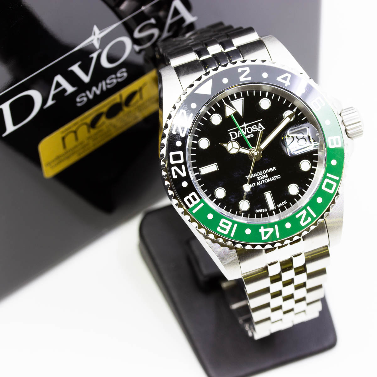 Armbanduhr Davosa Ternos, Ref 1801.3-330, neuwertig, Fullset