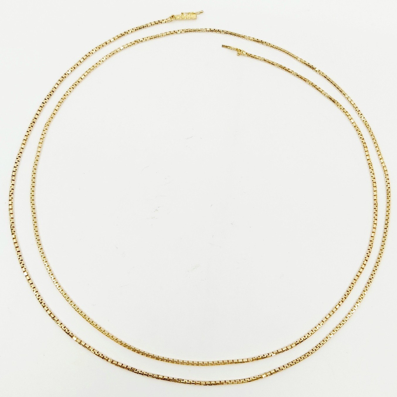 1 Halskette 750/- Länge: 91,5 cm, 20,22 g