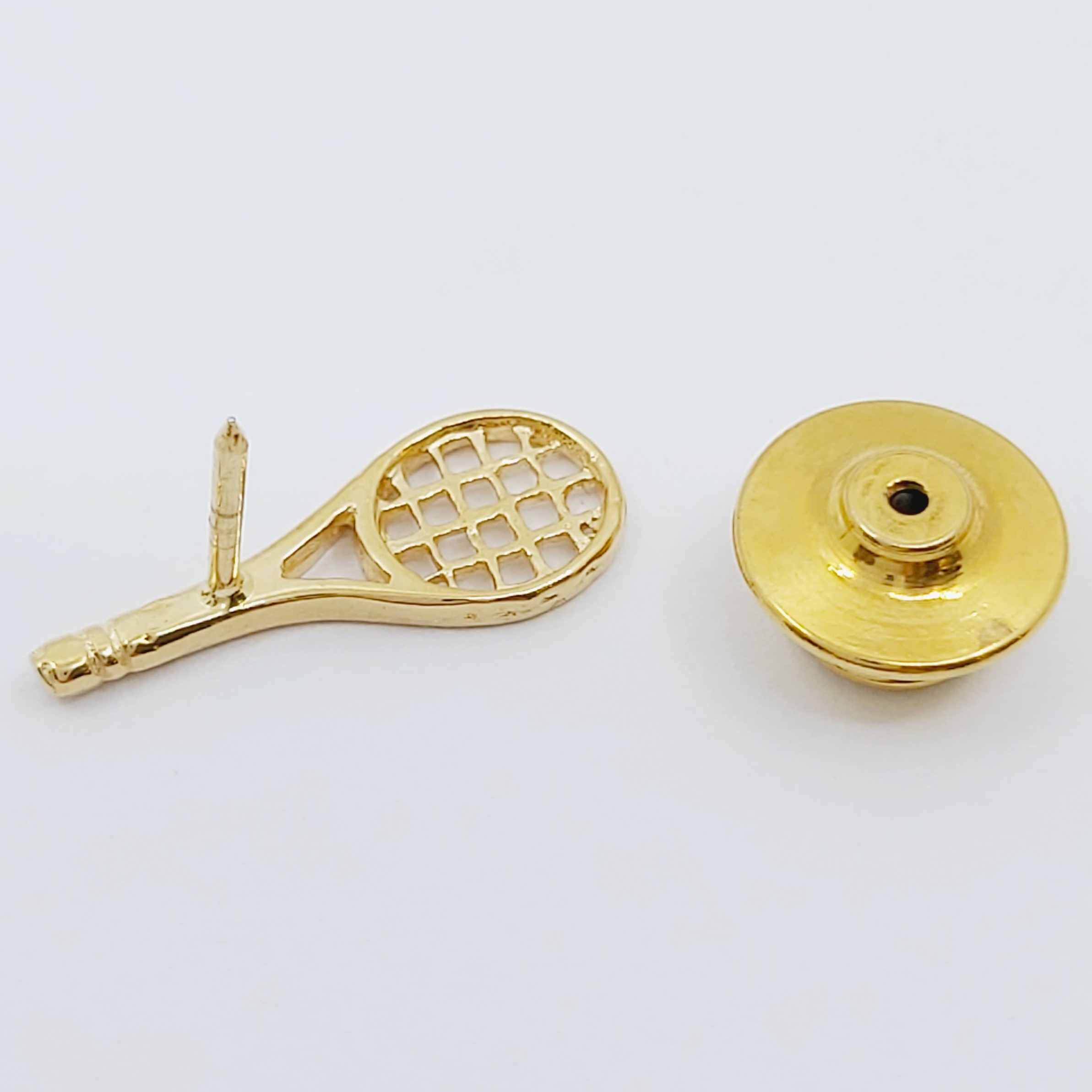 Pin "Tennisschläger" 750/-, 1,250g