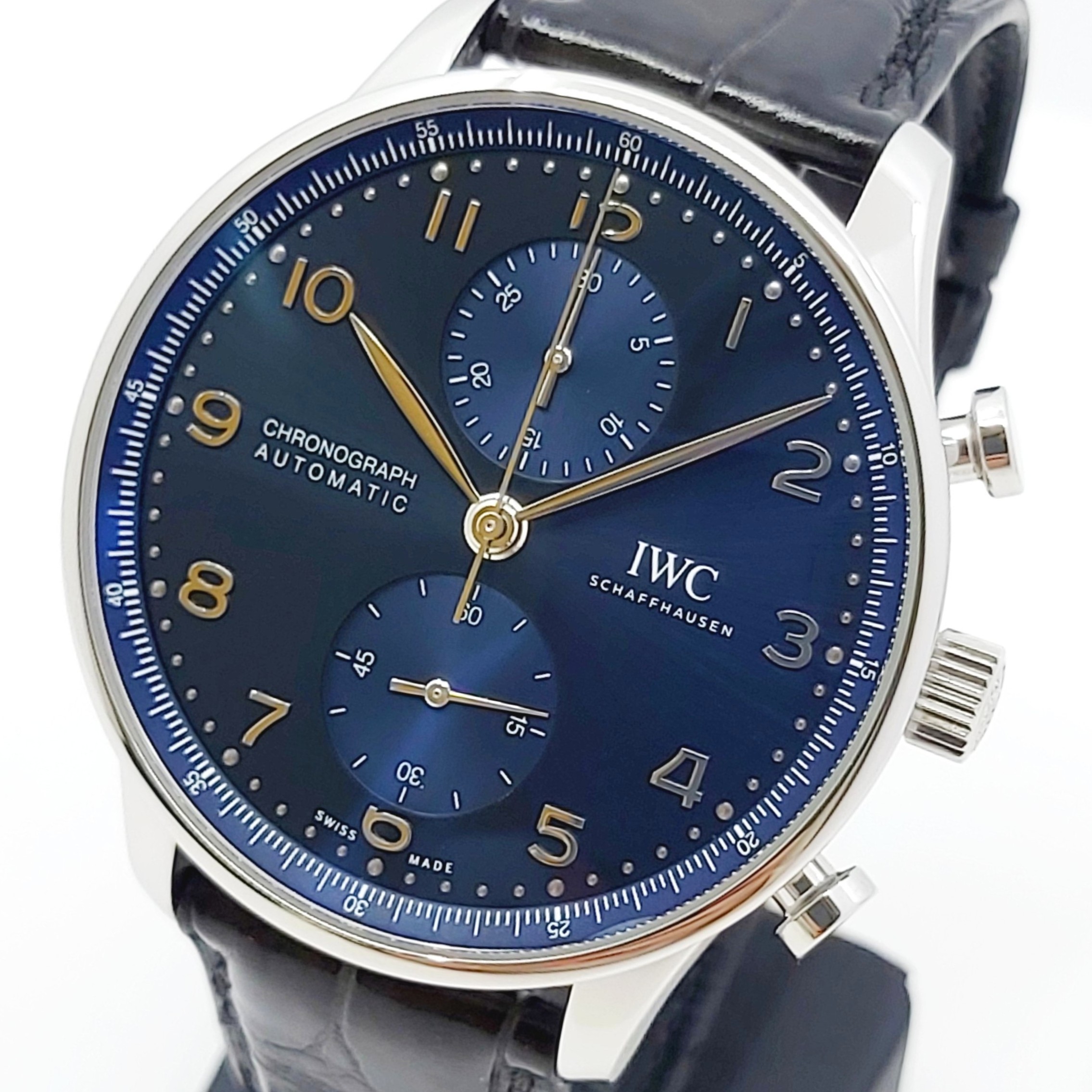 Armbanduhr Stahl IWC "Portugieser" IW371606, Fullset