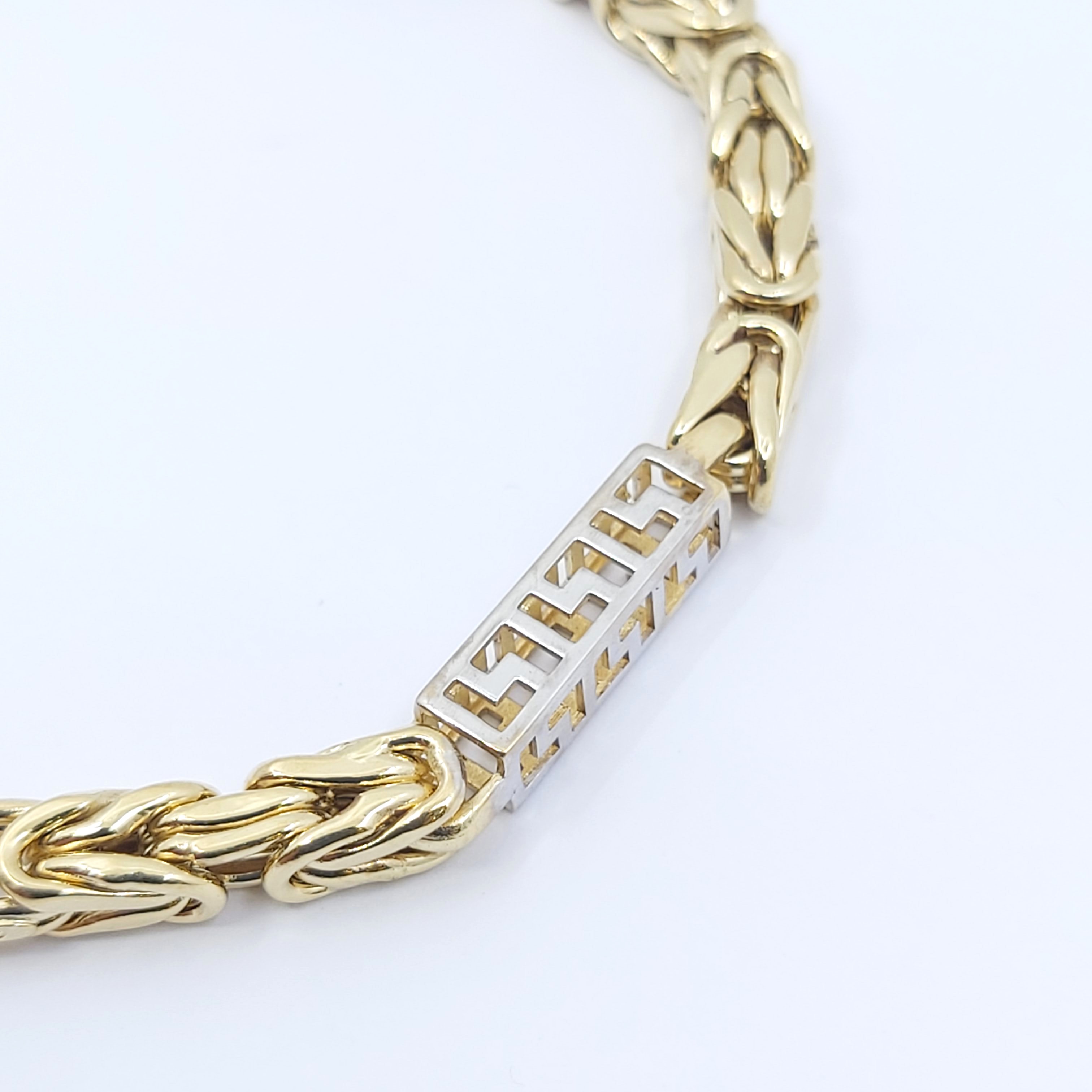 Armband 585/-, Länge: 21,5 cm, 16,23 g
