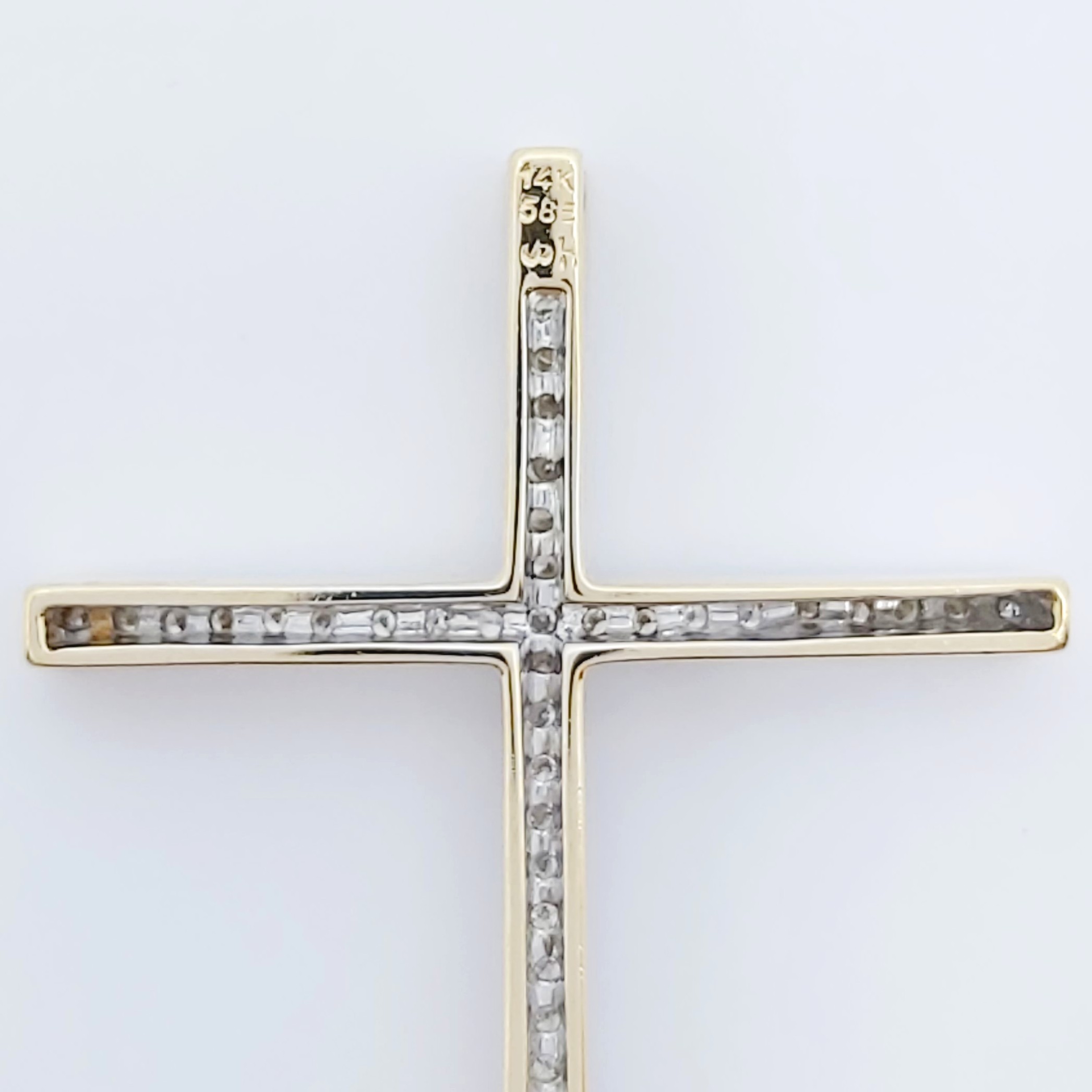 Anhänger 585/- mit Brillanten, 3,39g
