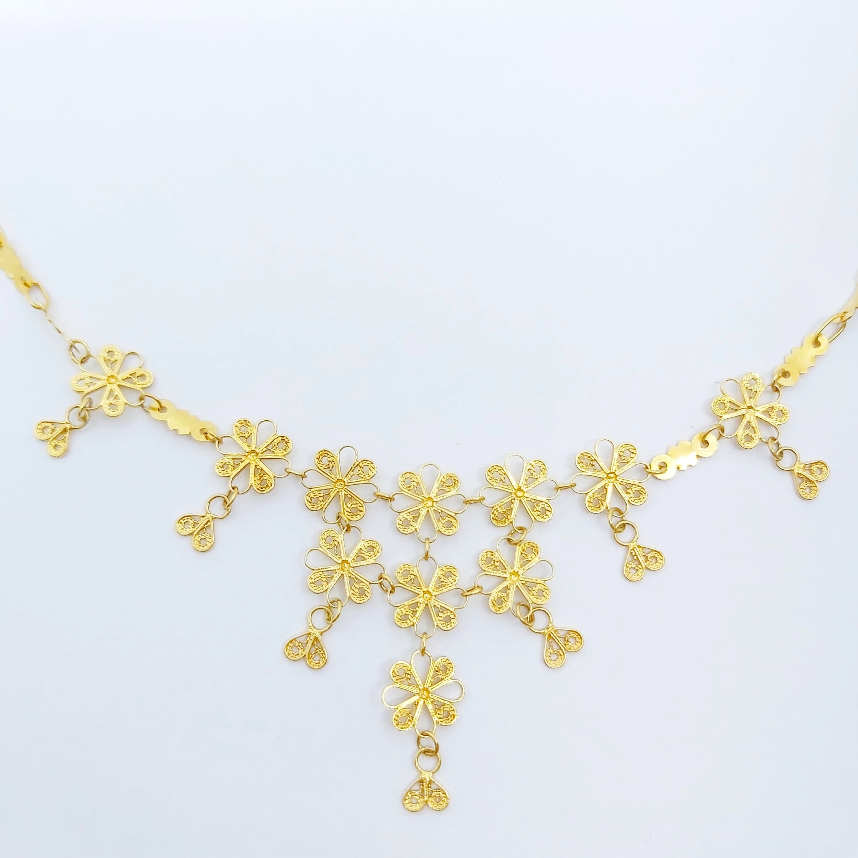 Collier 750/-, Länge: 41cm,  7,36g