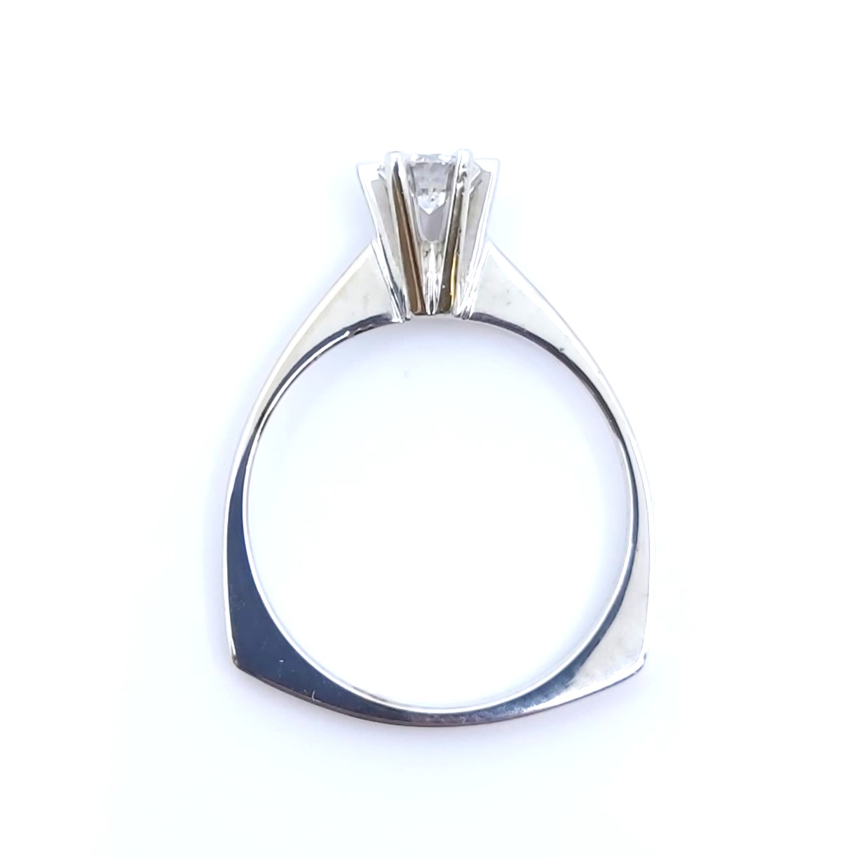 Ring 750/- mit Brillant, Größe: 54,5  3,08g