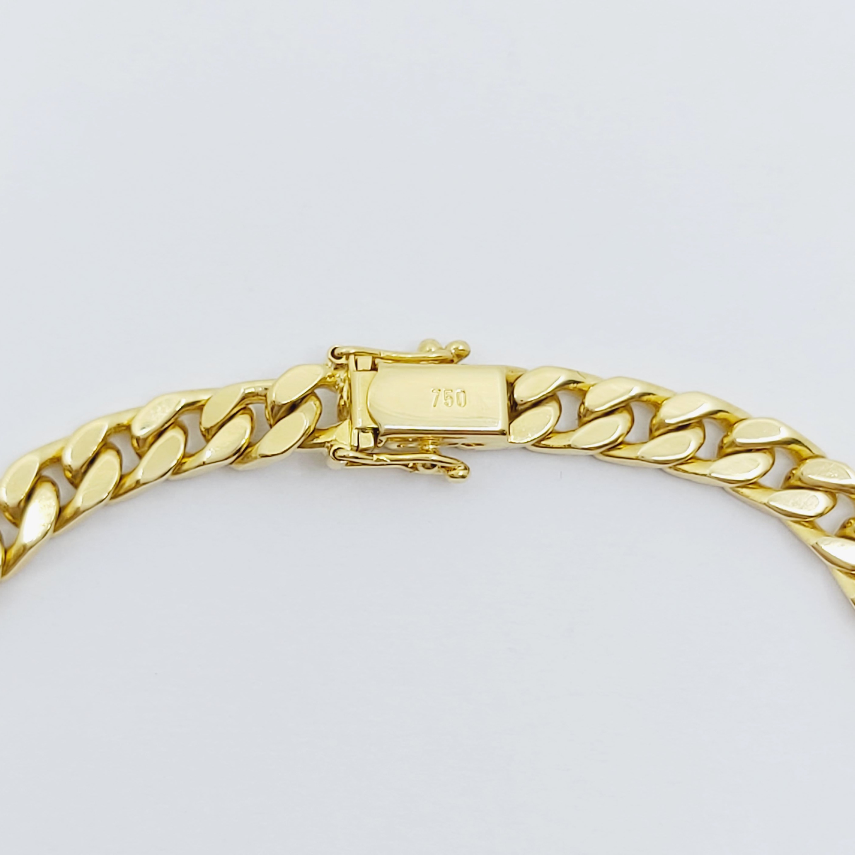 Armband 750/- mit Brillanten, Länge: 21,2 cm, 27,01g