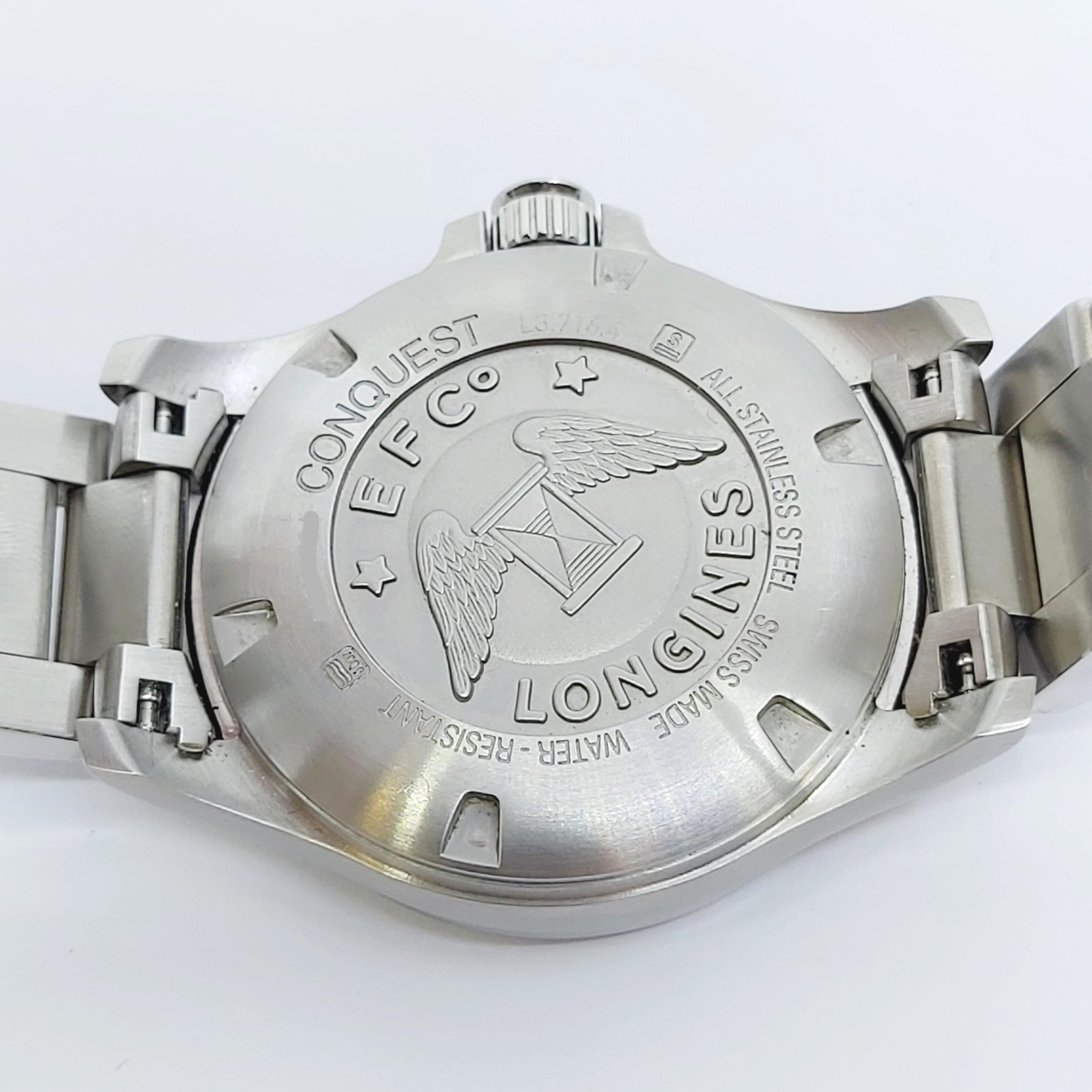 Armbanduhr Longines Conquest V.H.P., Ref.: L3.716.4.56.6 mit Zertifikat