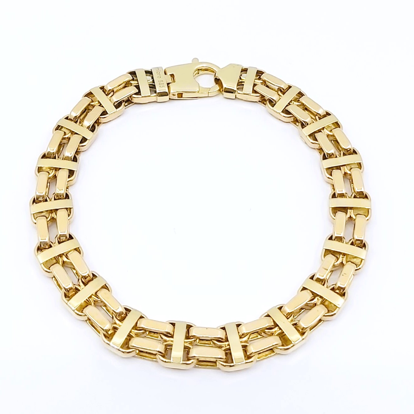 Armband 585/- Länge: 21 cm, 14,270 g