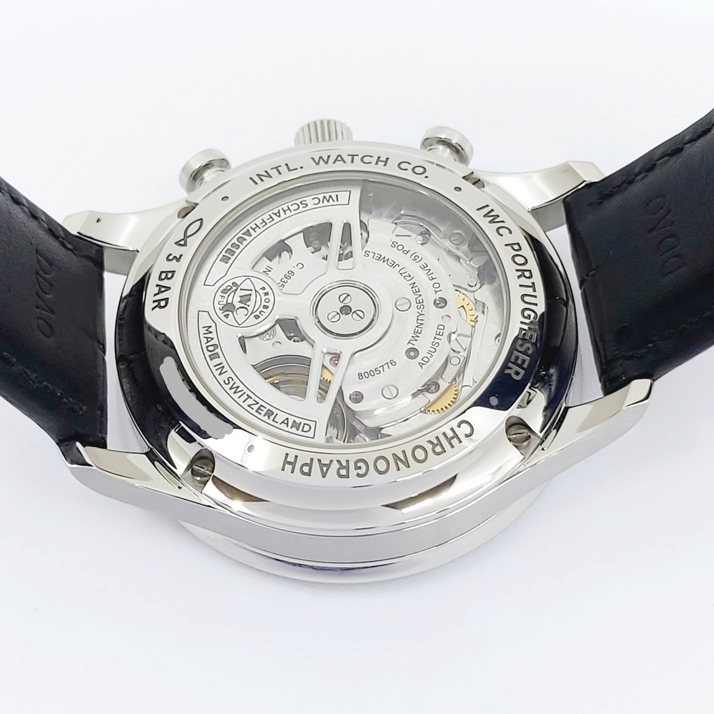 Armbanduhr Stahl IWC "Portugieser" IW371606, Fullset