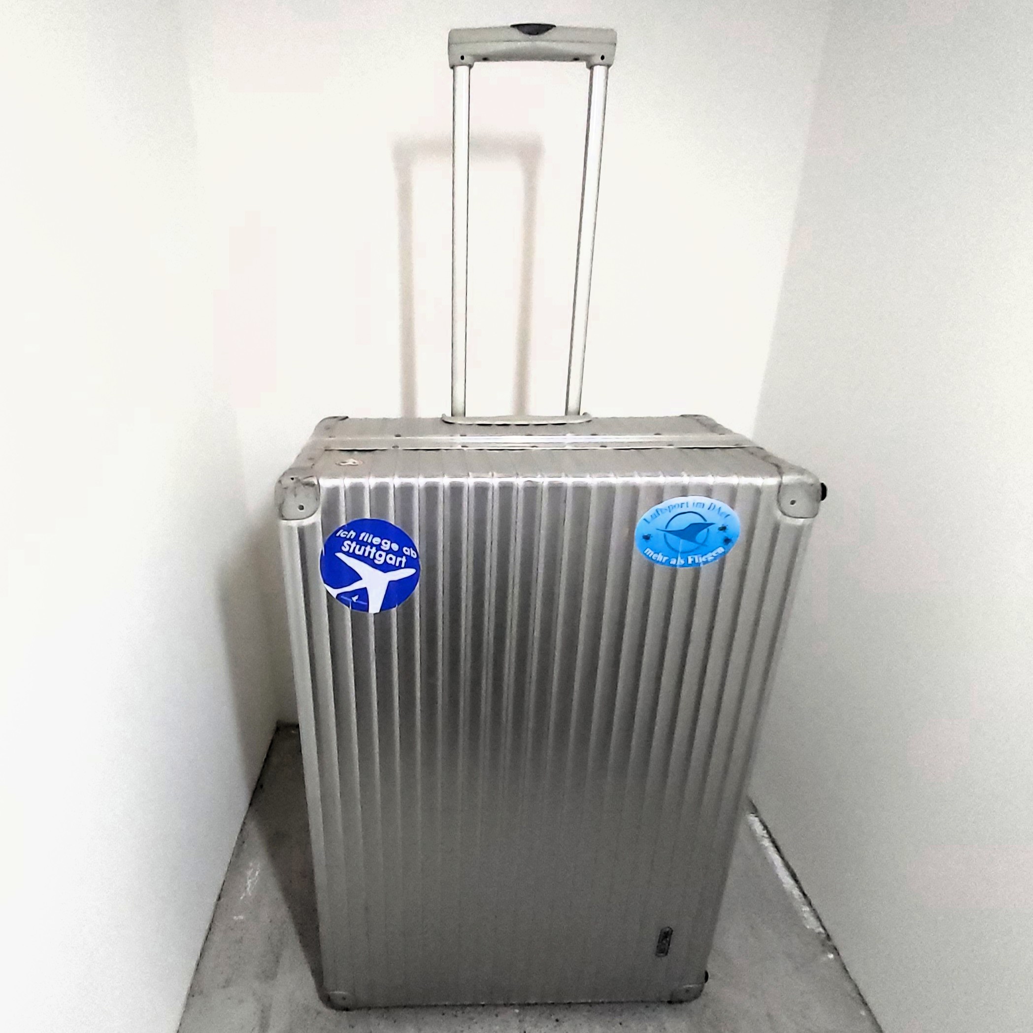 Koffer Rimowa Aluminium Gebrauchsspuren