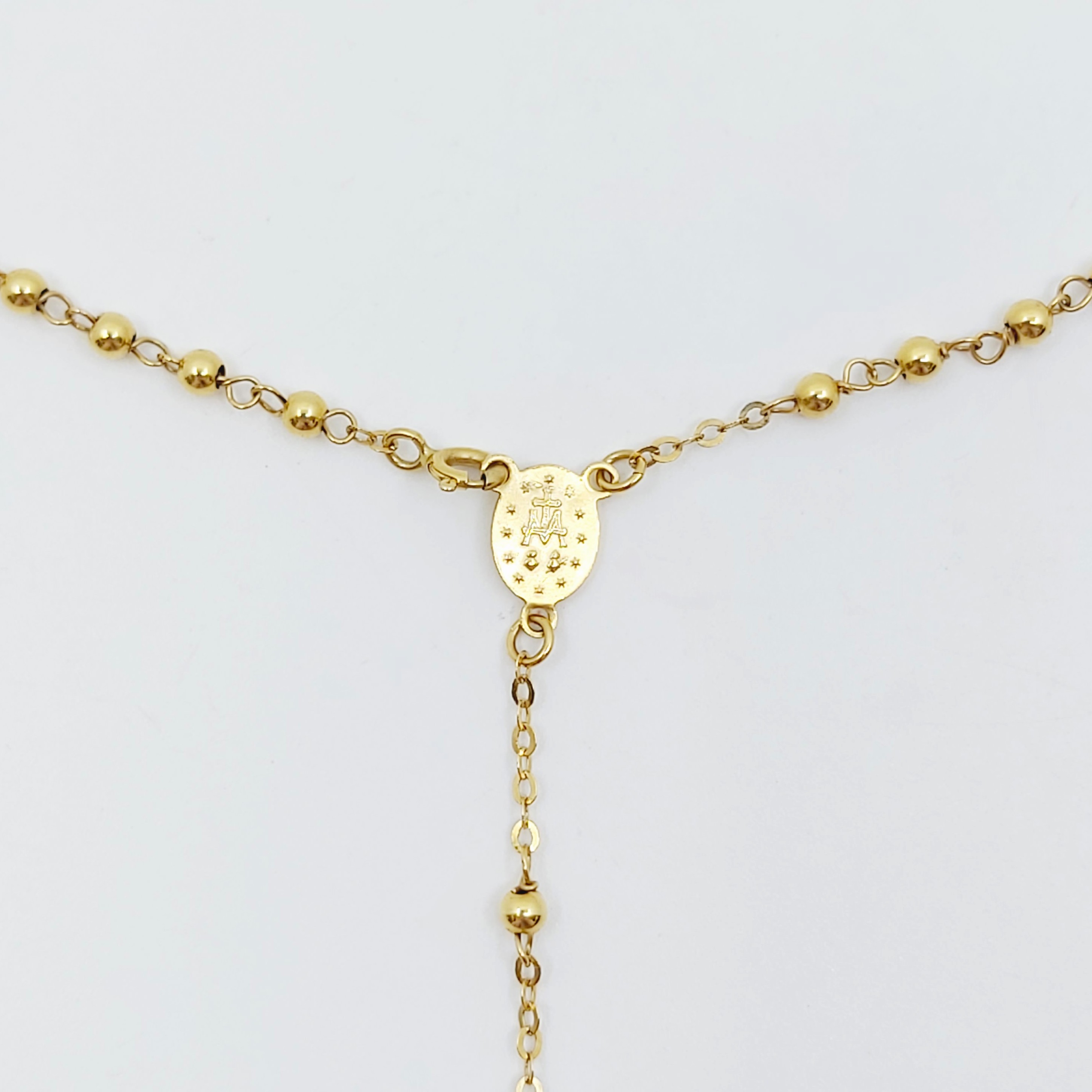 Collier/Rosenkranz 750/- Länge: 47 cm, 6,16g