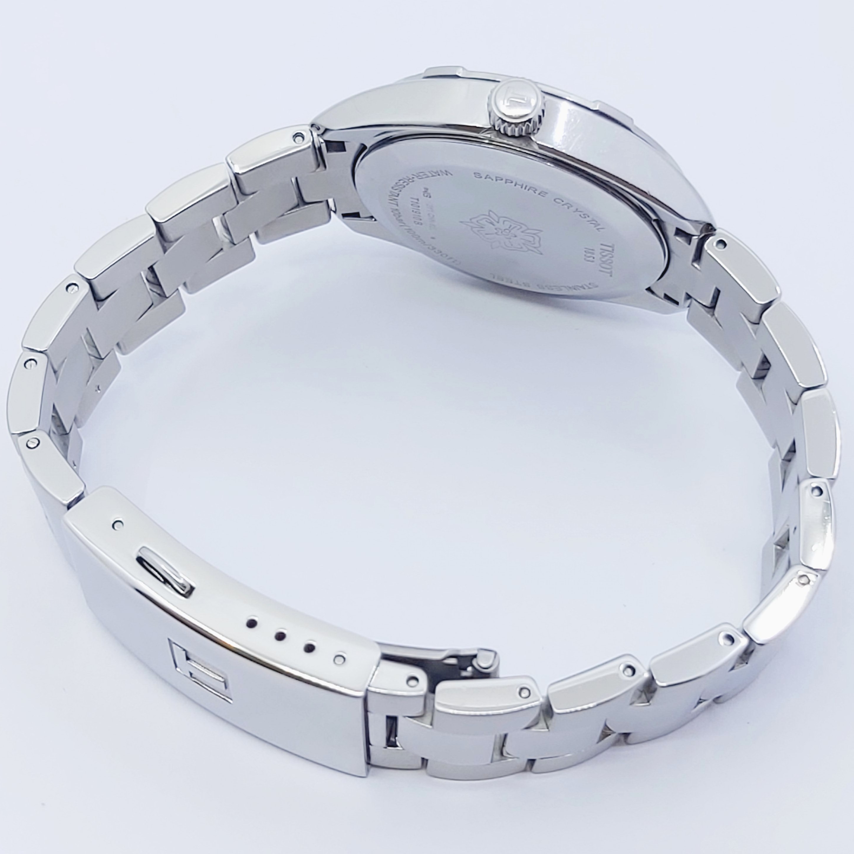 Damenarmbanduhr Stahl Tissot PR100 Sport Chic, Fullset