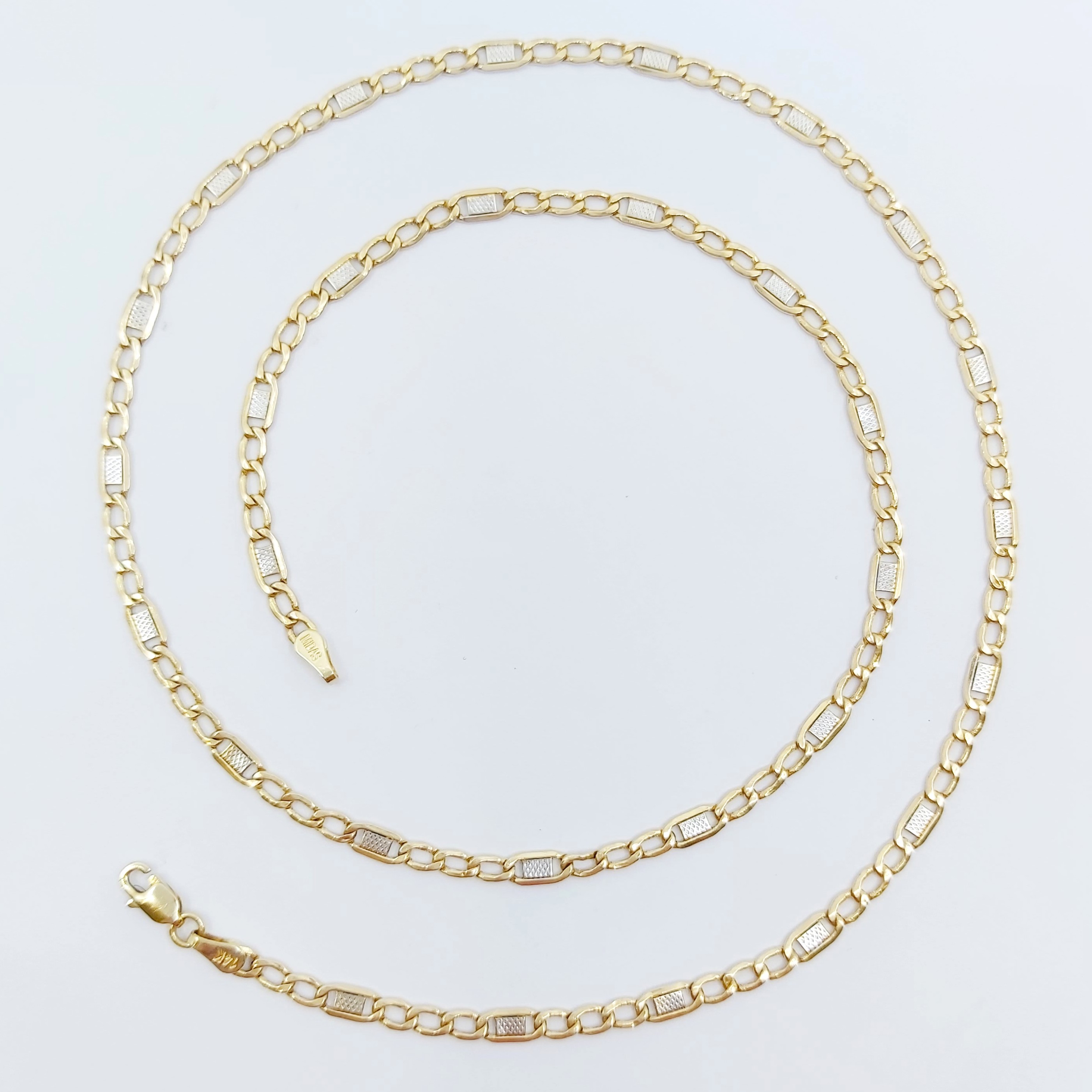 Halskette 585/-, Länge: 54 cm, 4,90g