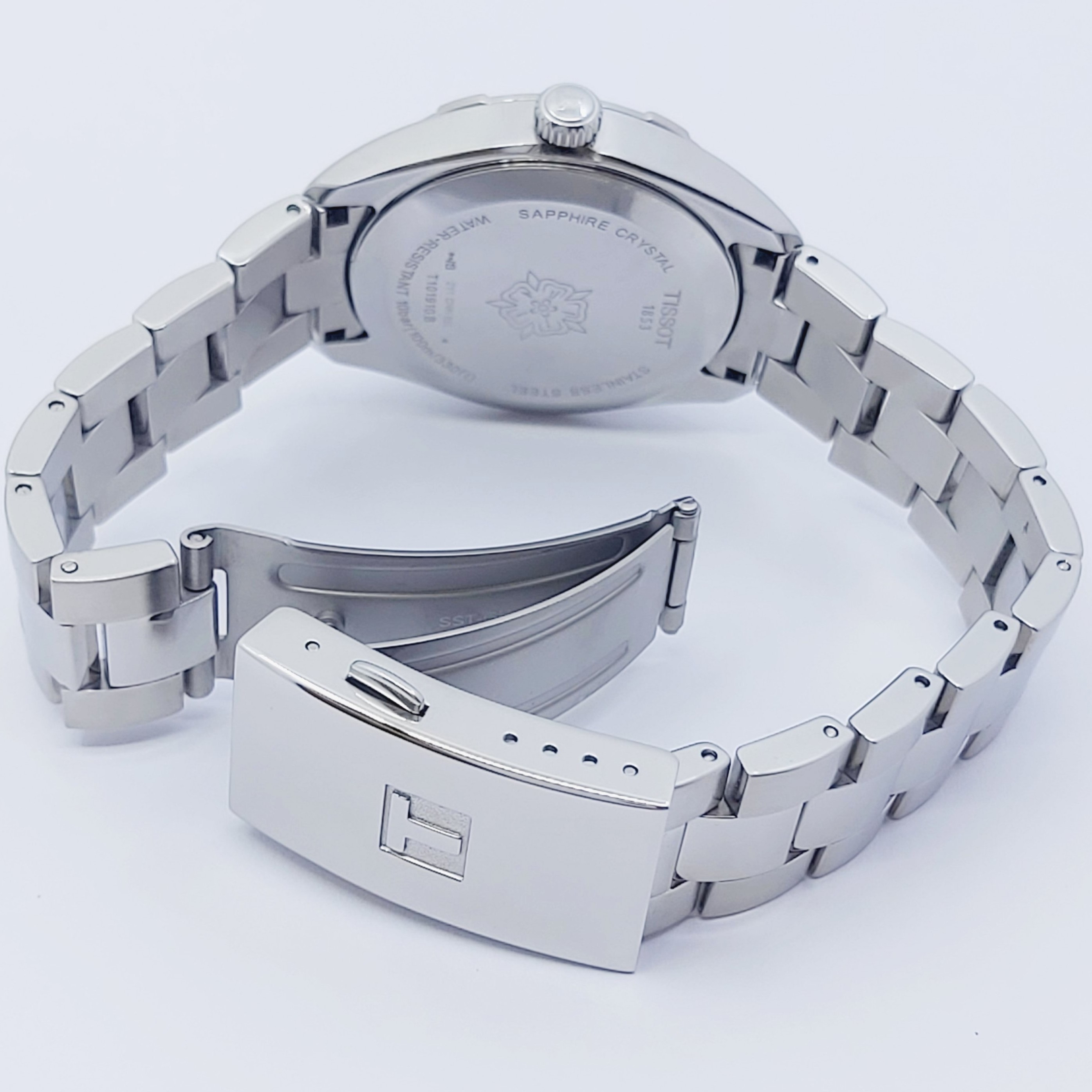 Damenarmbanduhr Stahl Tissot PR100 Sport Chic, Fullset