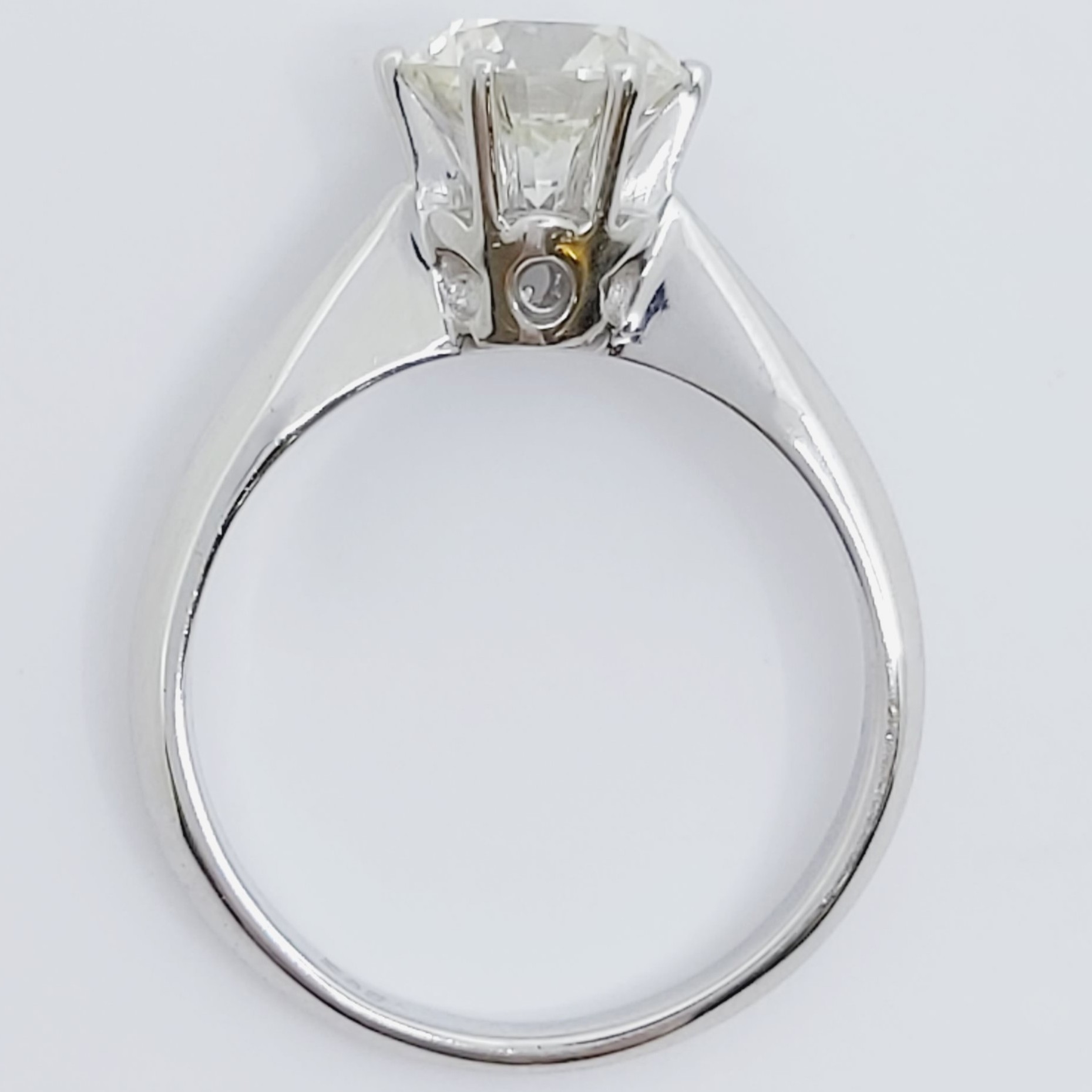 Ring 585/- mit Brillant, Größe: 54, 3,41g