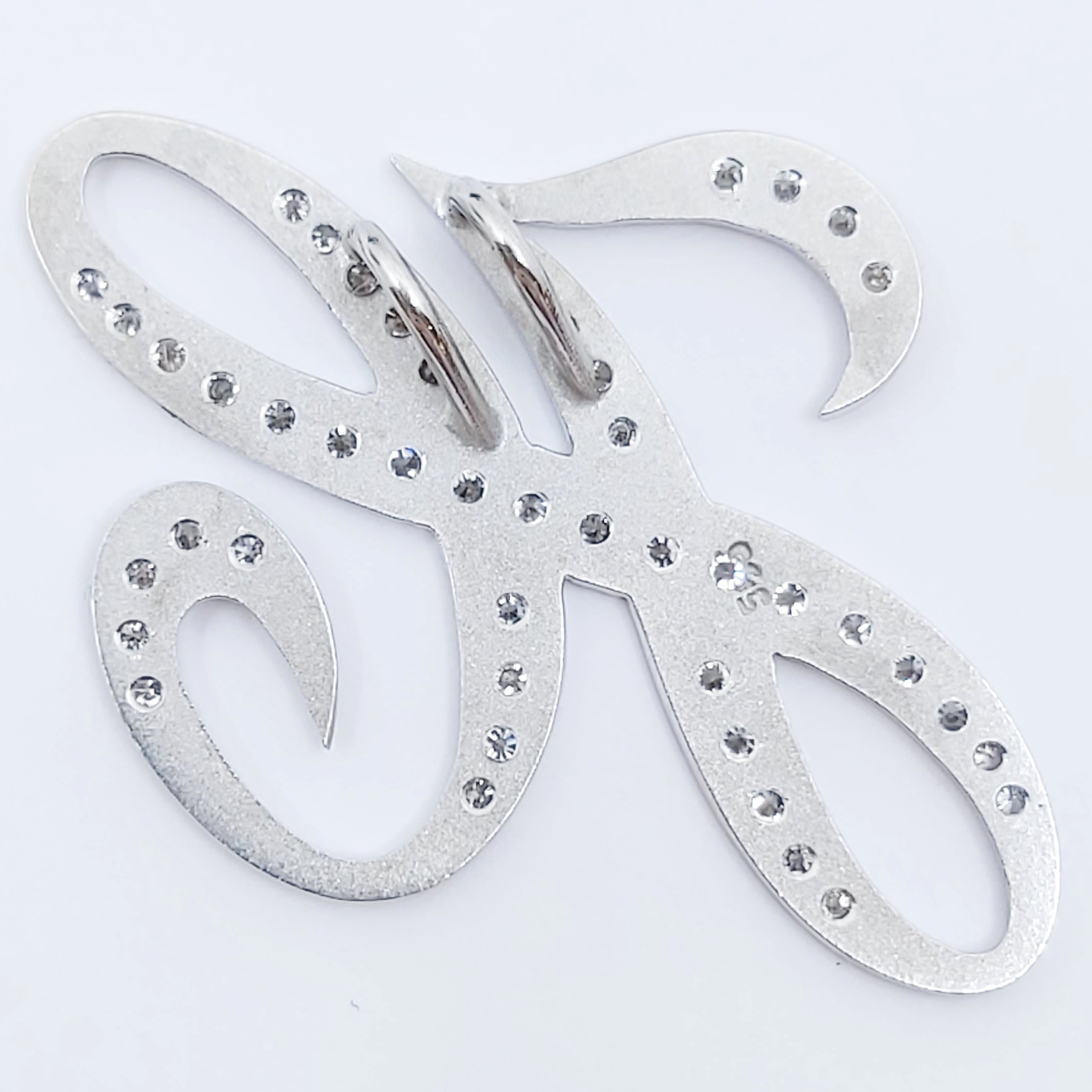 Anhänger 585/-, "H" mit Brillanten, 4,03g