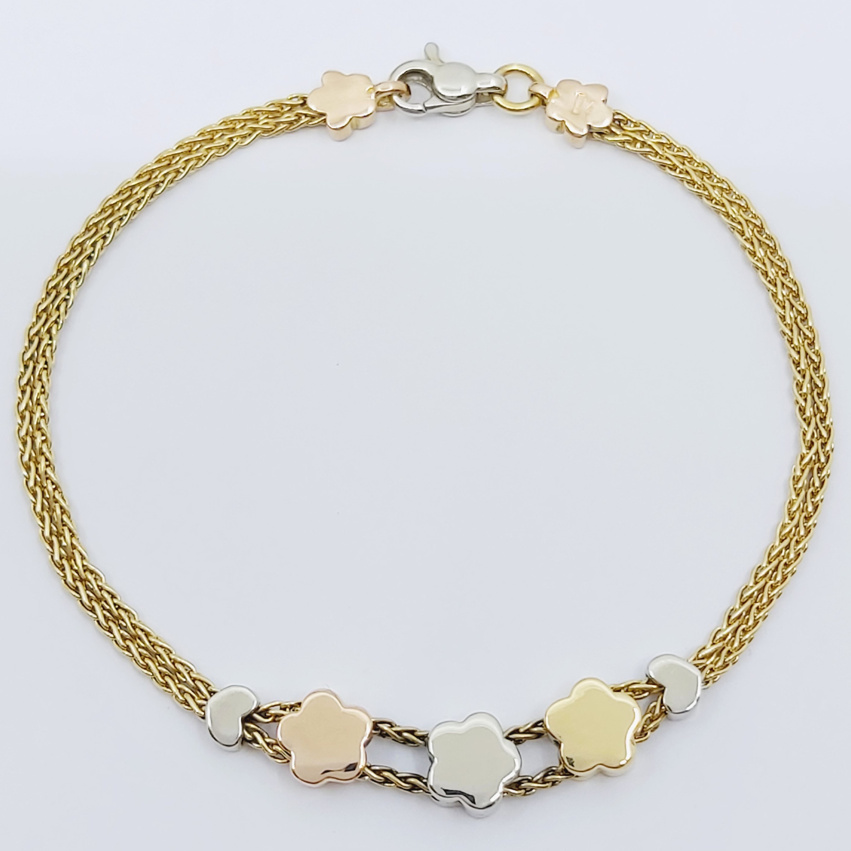 Armband 750/-, Länge: 18 cm, 8,76g